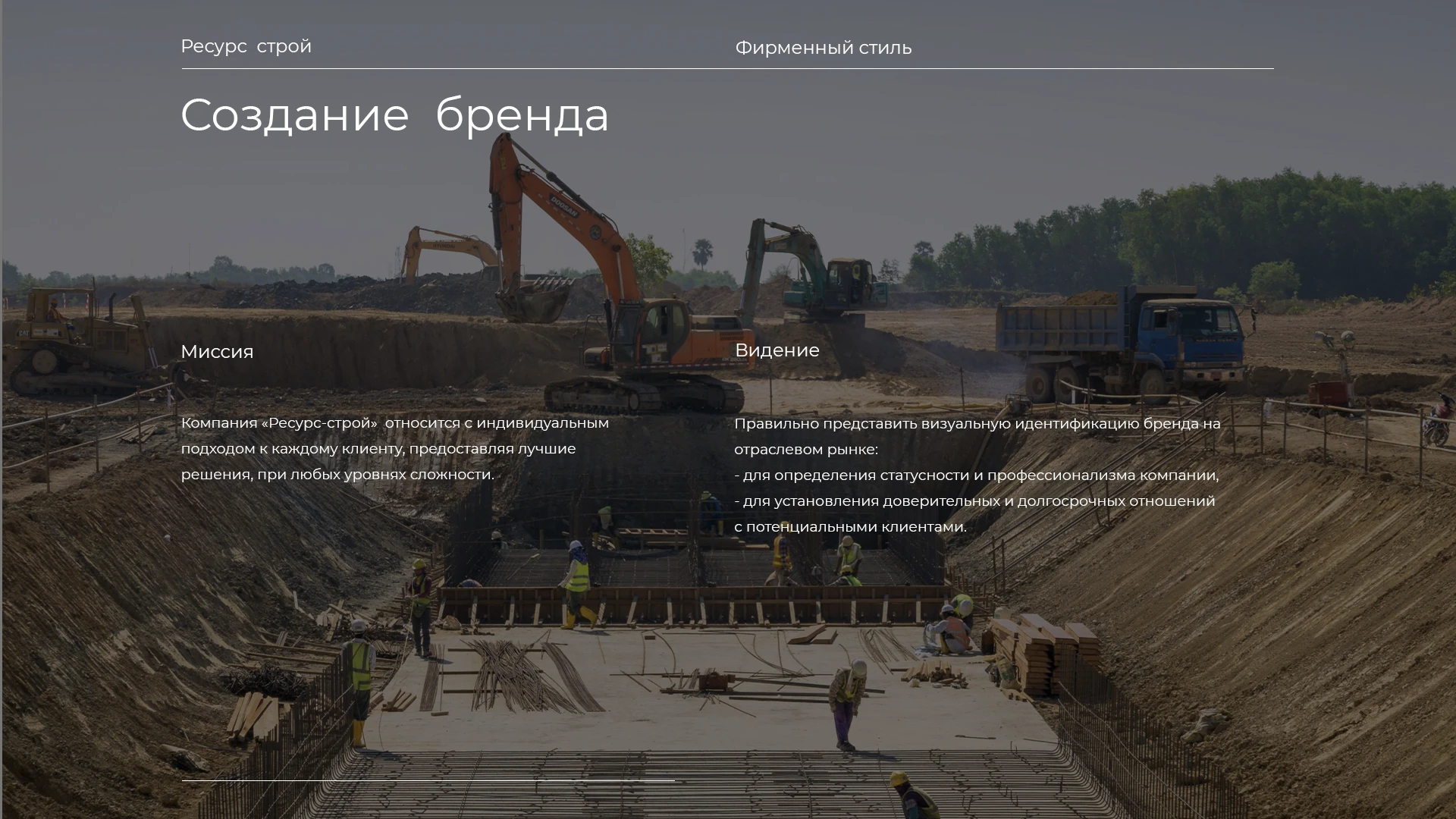 ФИРМЕННЫЙ СТИЛЬ строительной компании ЛОГОТИП Гайдлайн — Изображение №2 — Брендинг на Dprofile