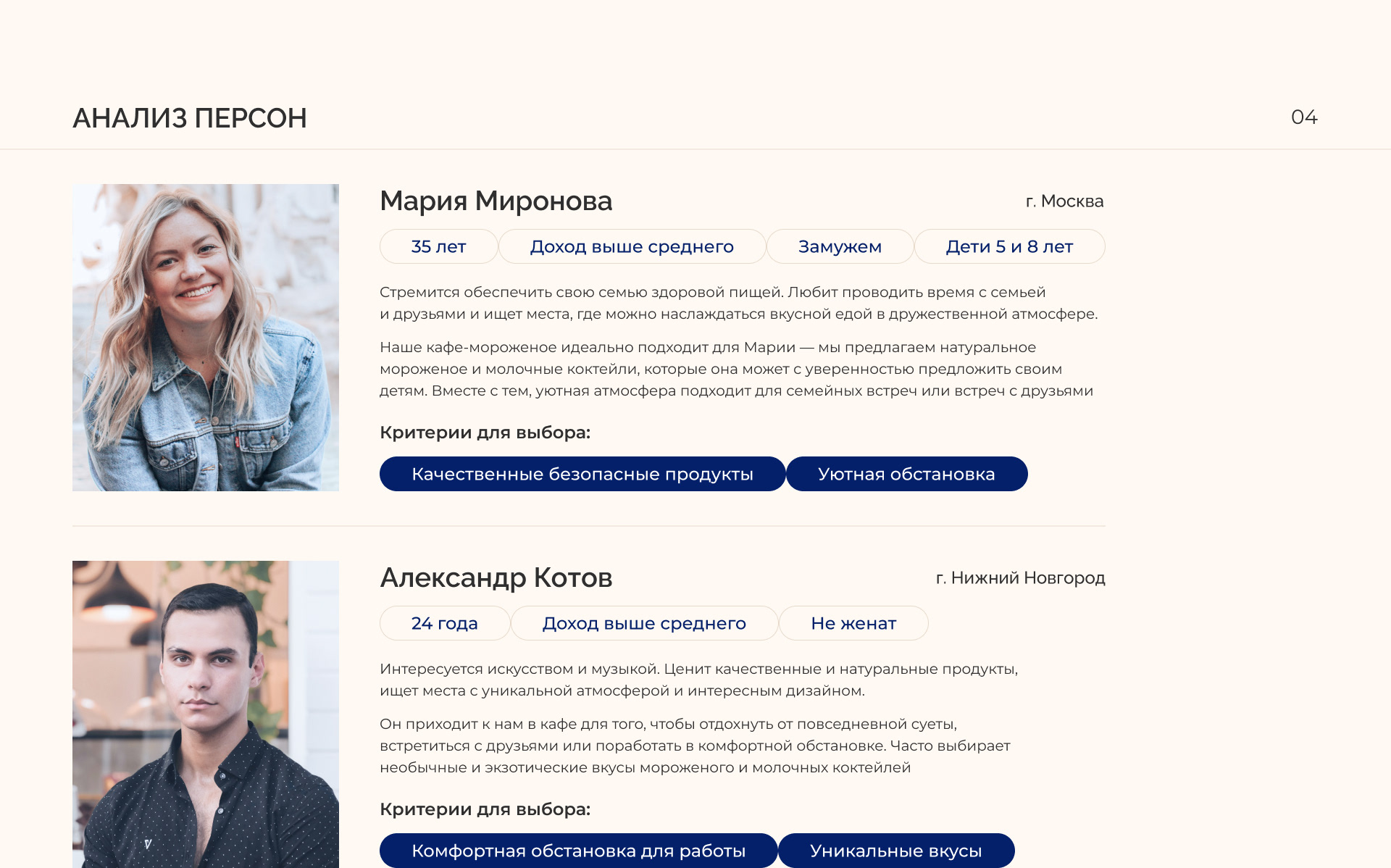 Ice cream parlor "Crystal symphony" — Изображение №5 — Интерфейсы на Dprofile
