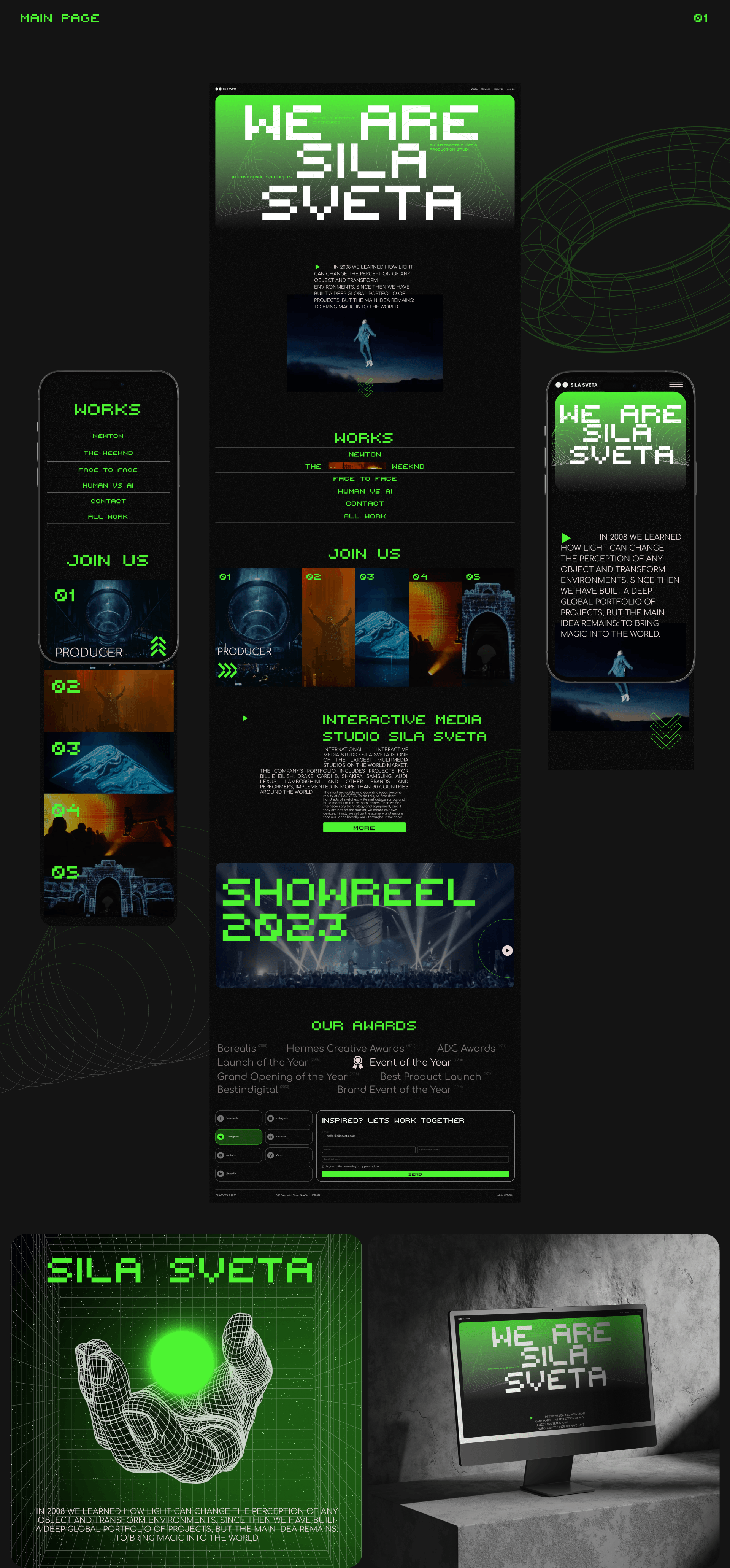 SILA SVETA / Corporate Website Redesign — Изображение №3 — Интерфейсы на Dprofile