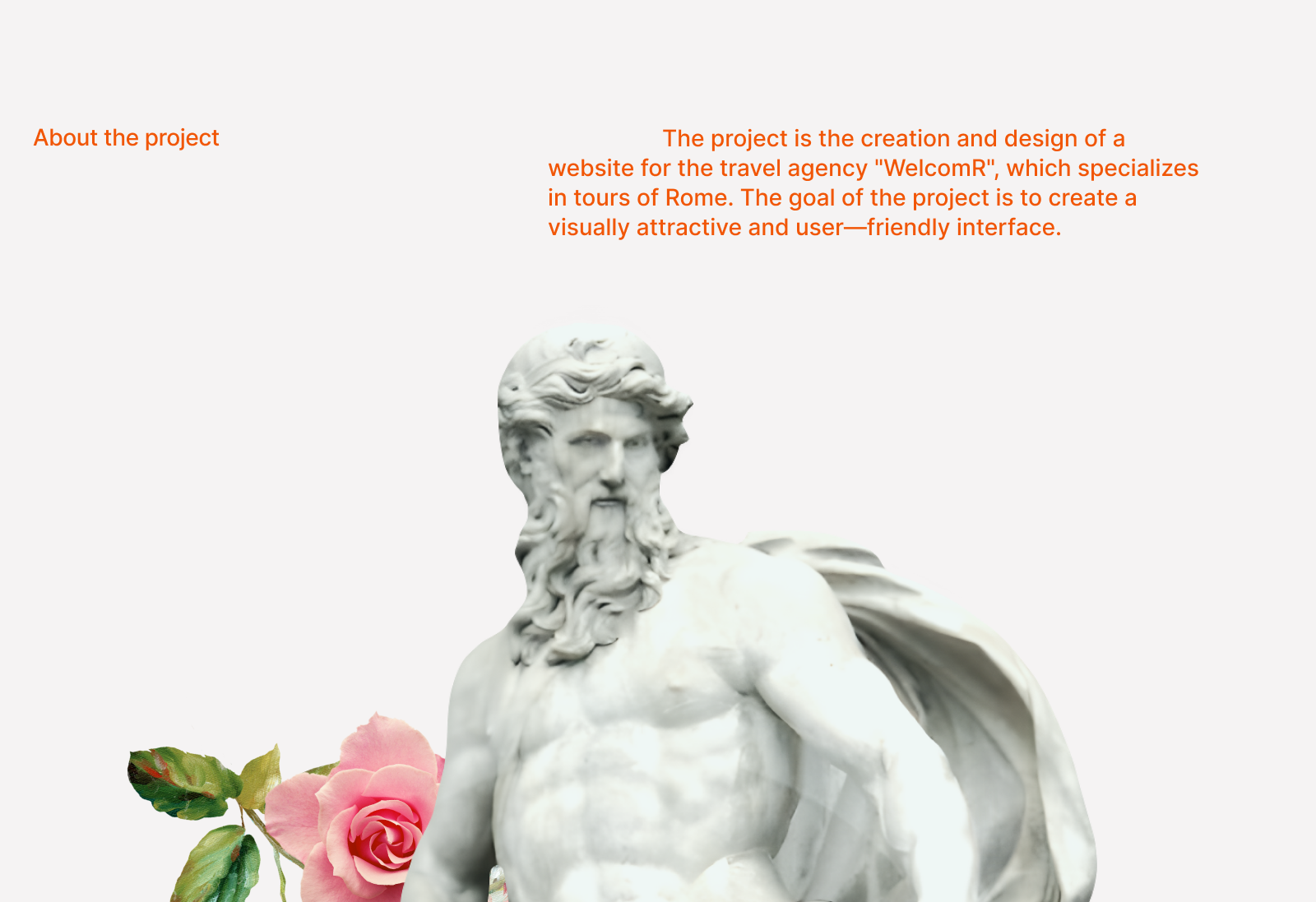 Tours in Rome | UX/UI Design — Изображение №2 — Интерфейсы, Графика на Dprofile