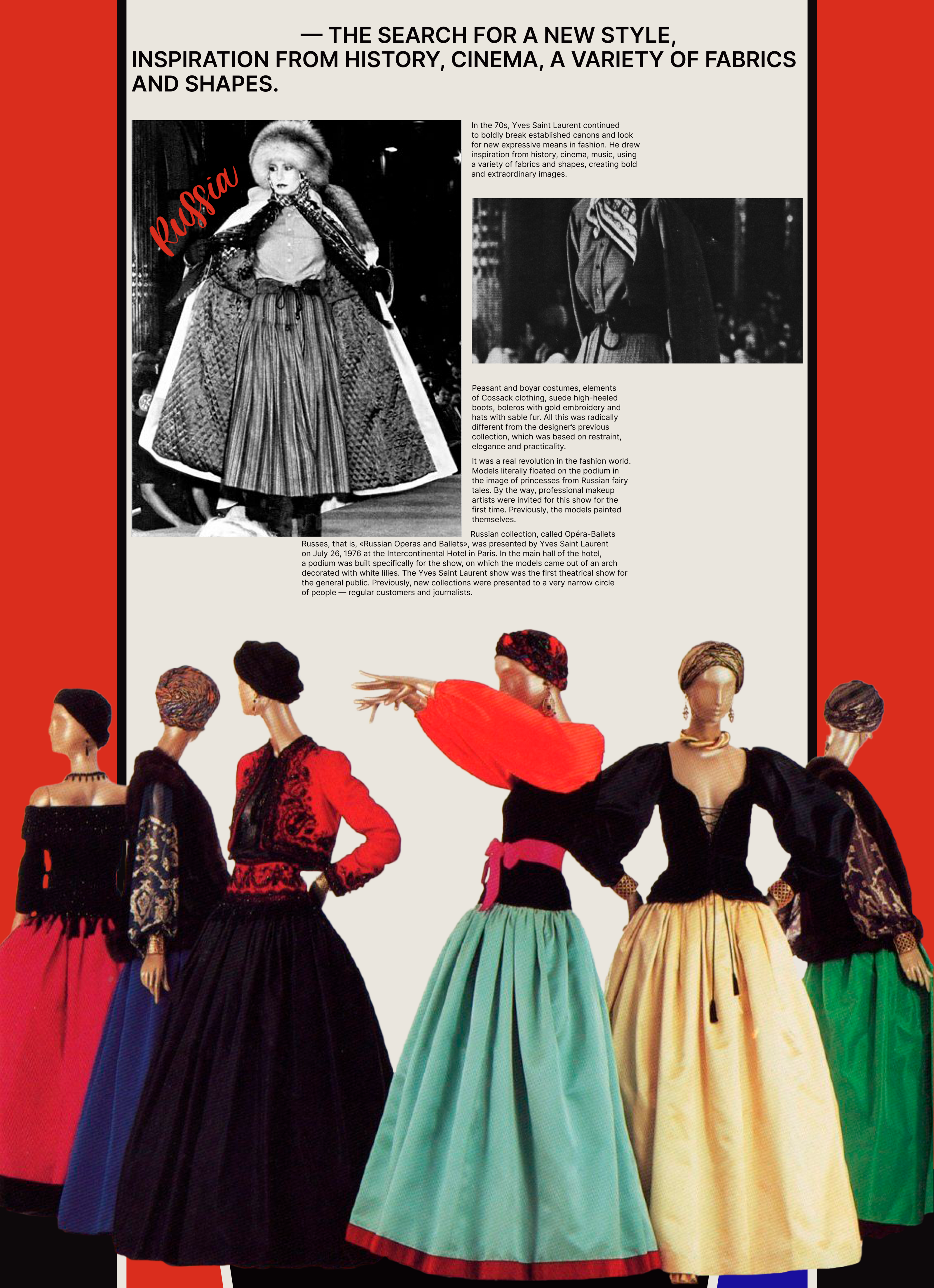 Yves Saint Laurent | UX/UI Design — Изображение №12 — Интерфейсы, Графика на Dprofile