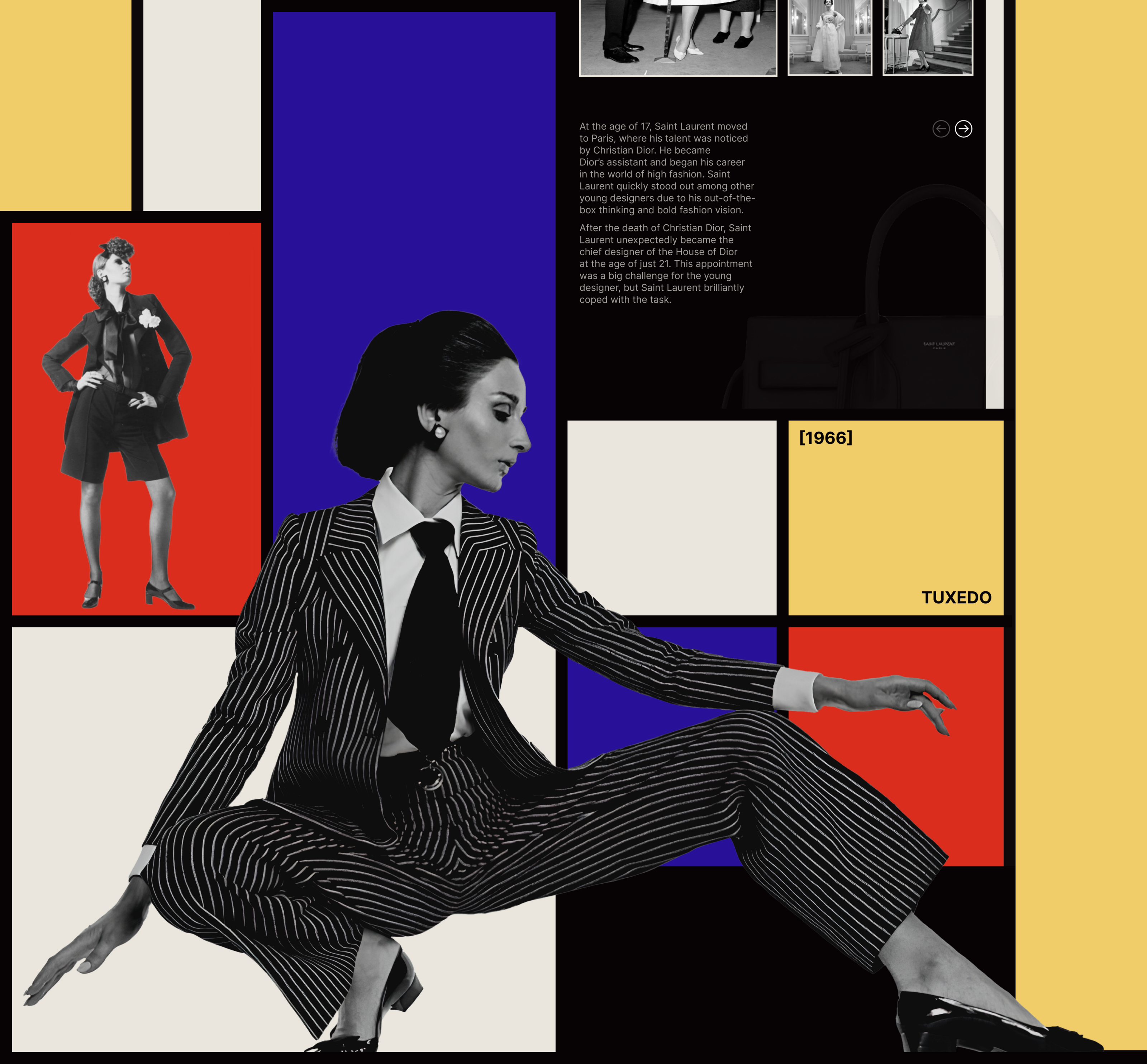 Yves Saint Laurent | UX/UI Design — Изображение №8 — Интерфейсы, Графика на Dprofile