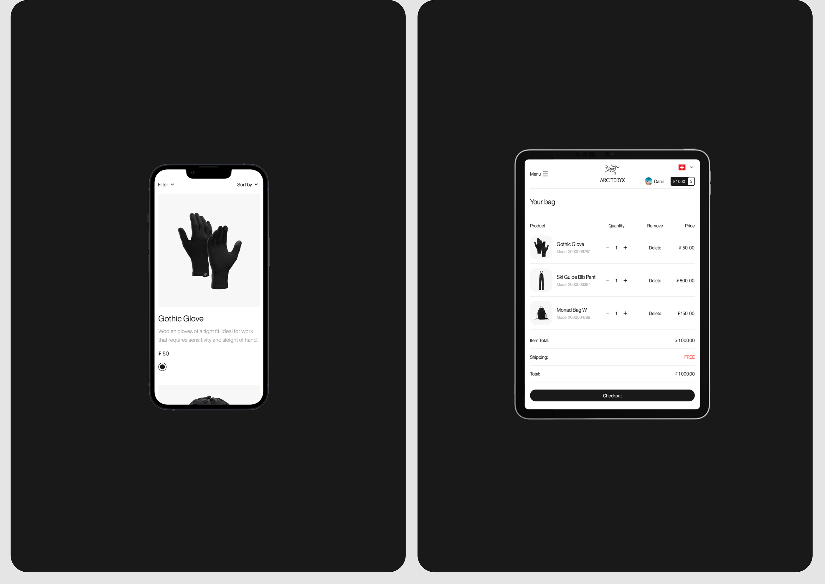 ARC'TERYX | E-Commerce | Redesign — Изображение №7 — Интерфейсы на Dprofile