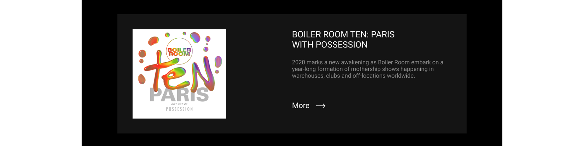 BOILER ROOM | Corporate website | Redesign — Изображение №8 — Интерфейсы, Анимация на Dprofile