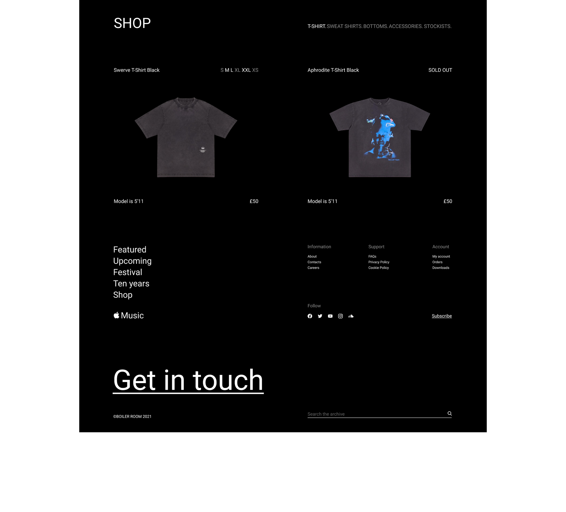BOILER ROOM | Corporate website | Redesign — Изображение №10 — Интерфейсы, Анимация на Dprofile