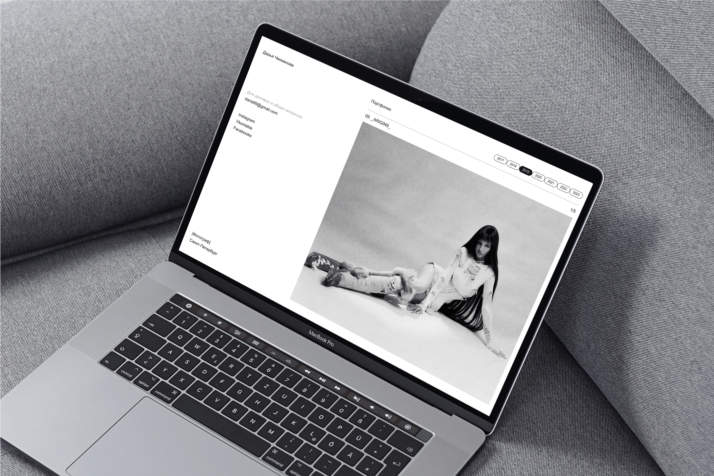 PHOTOGRAPHER'S PORTFOLIO | Redesign — Изображение №1 — Интерфейсы на Dprofile