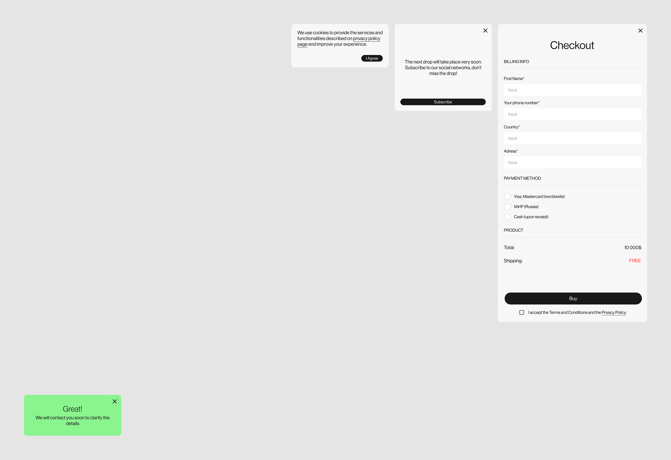SMILED BIT | E-Commerce — Изображение №8 — Интерфейсы, 3D на Dprofile
