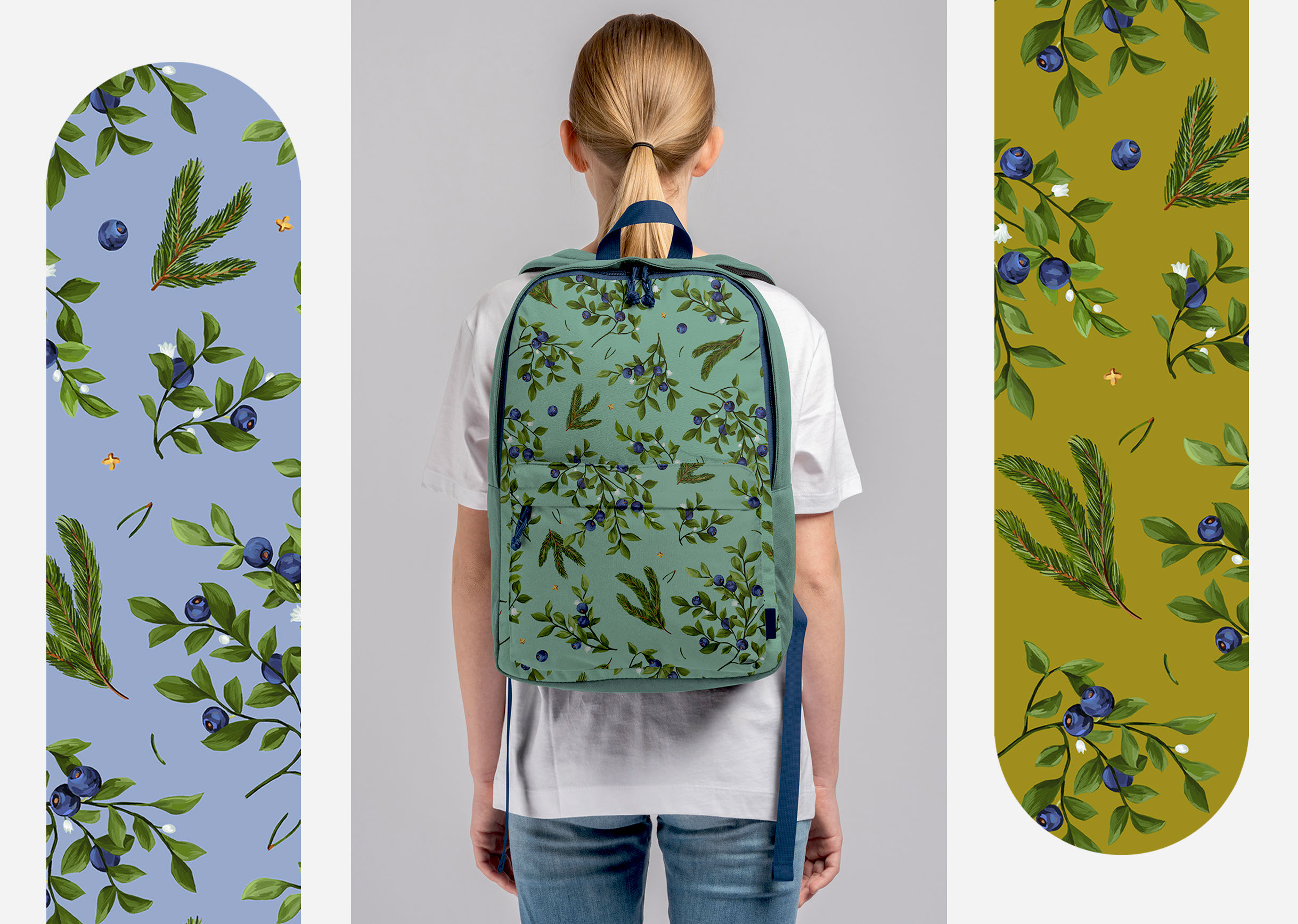 Forest Treasures | Лесные паттерны для ткани — Изображение №13 — Иллюстрация, Графика на Dprofile