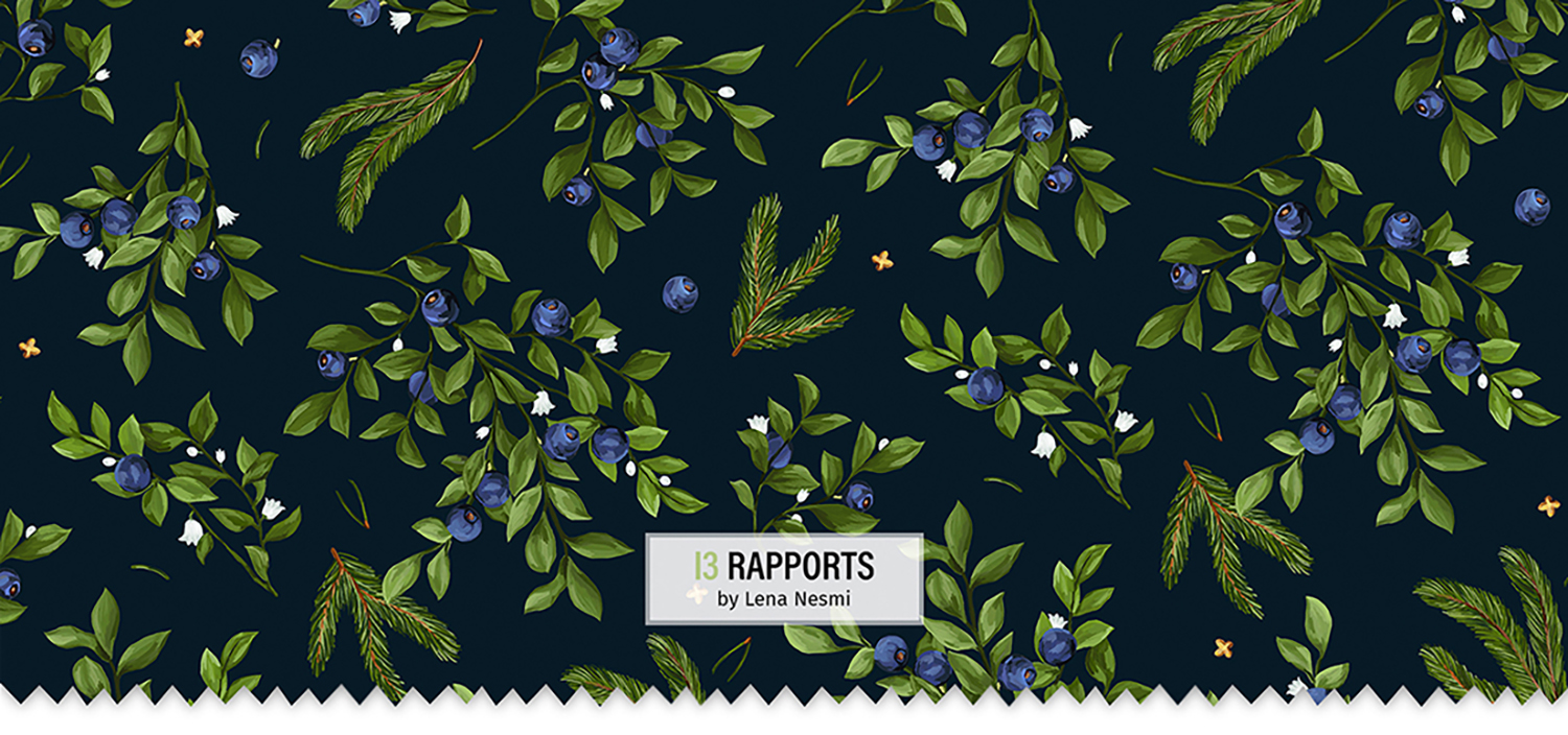 Forest Treasures | Лесные паттерны для ткани — Изображение №12 — Иллюстрация, Графика на Dprofile