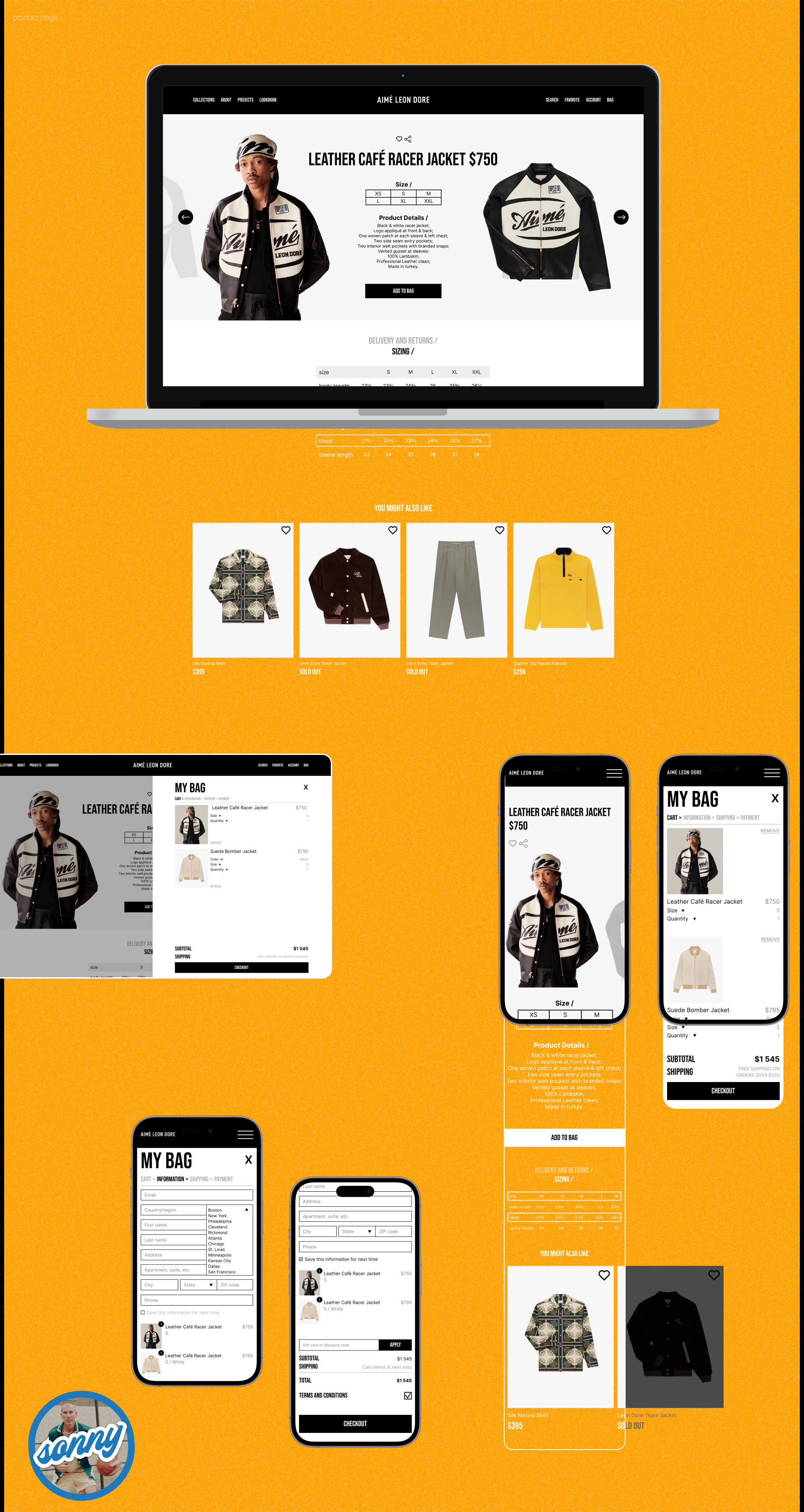 Aimé Leon Dore | E-commerce redesign online store — Изображение №7 — Интерфейсы на Dprofile