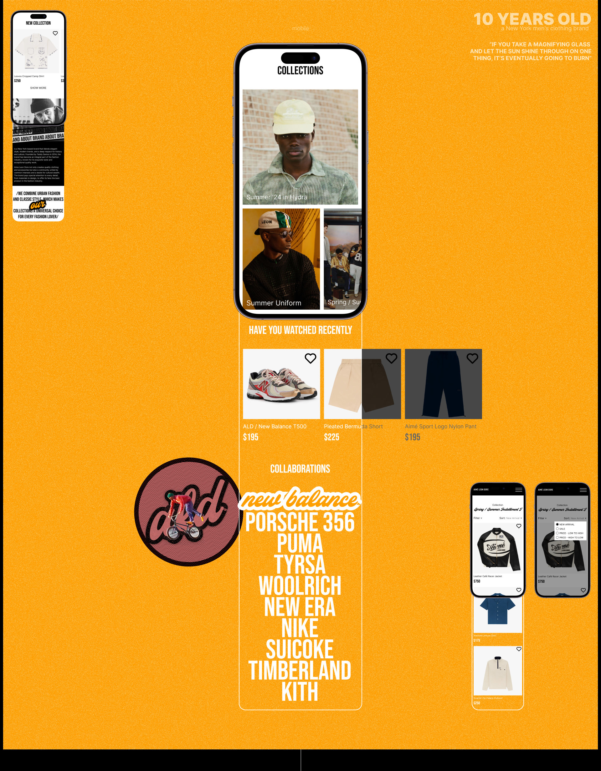 Aimé Leon Dore | E-commerce redesign online store — Изображение №4 — Интерфейсы на Dprofile
