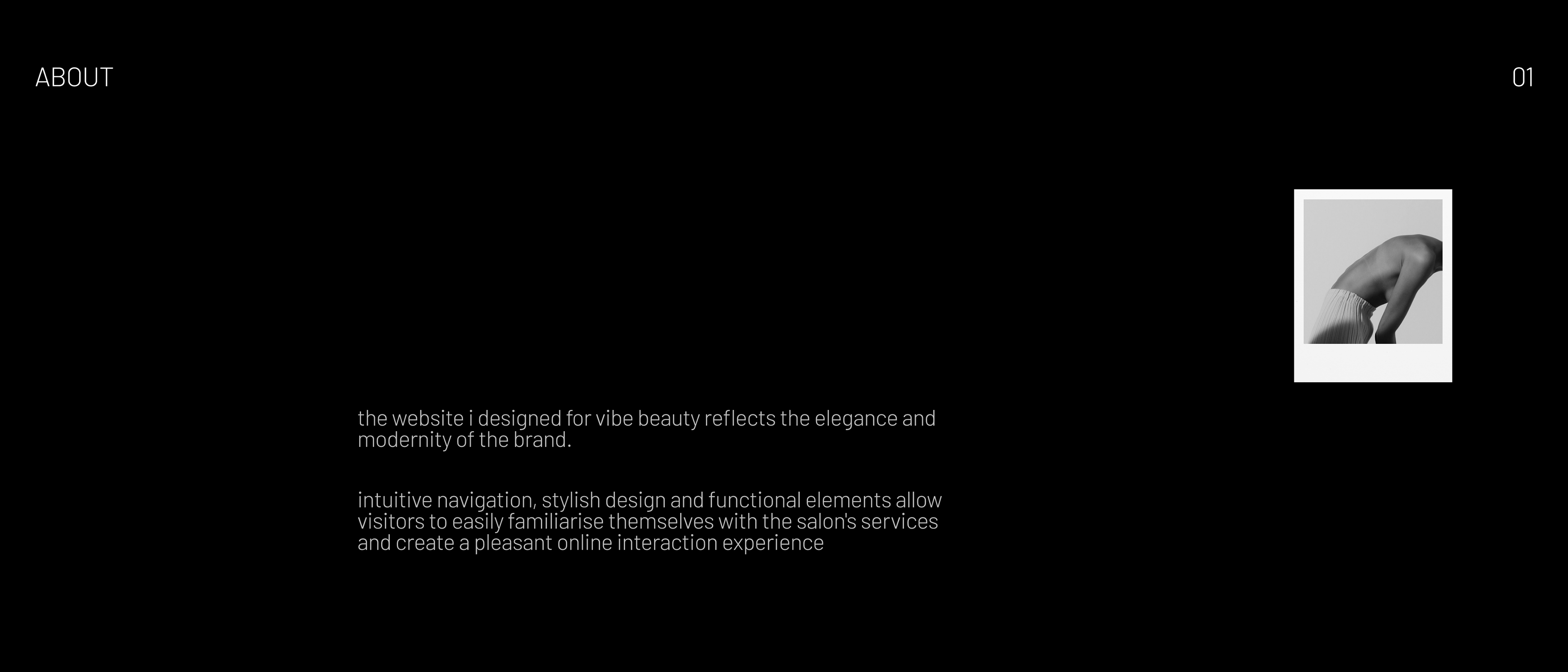 Vibe beauty | Web-site for beauty salon — Изображение №1 — Интерфейсы, Маркетинг на Dprofile