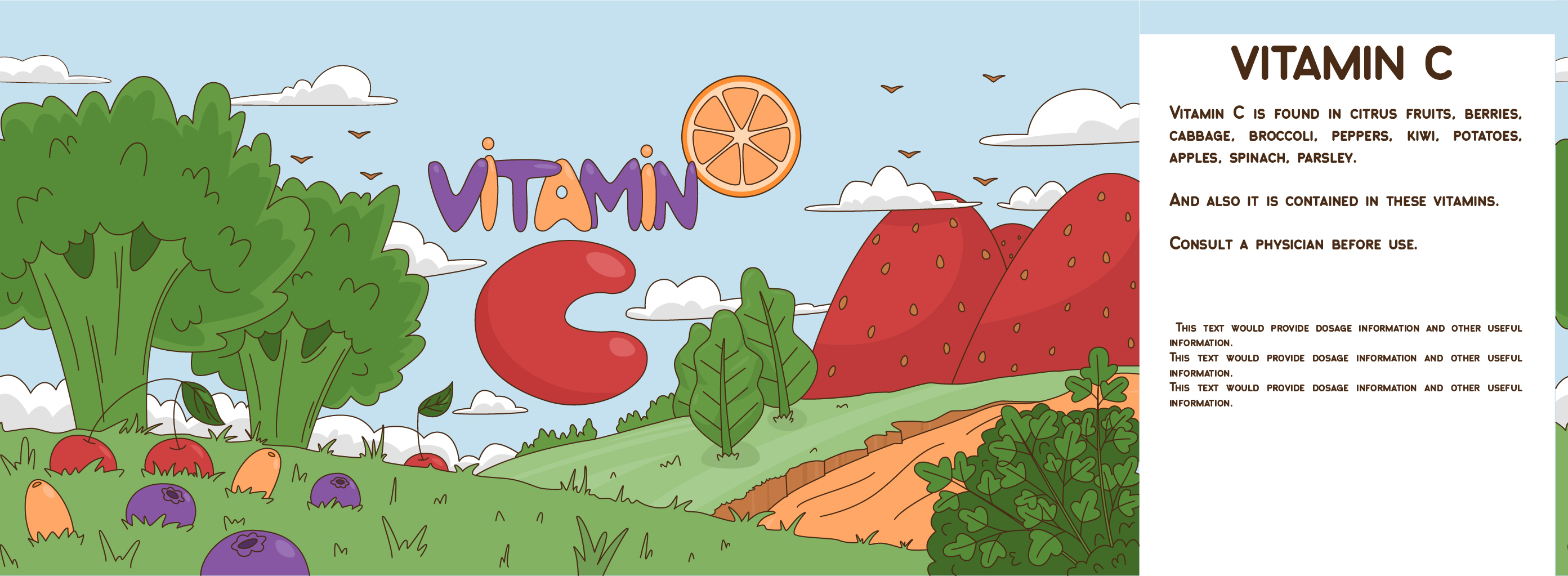 Bright packaging design for vitamins — Изображение №14 — Иллюстрация на Dprofile