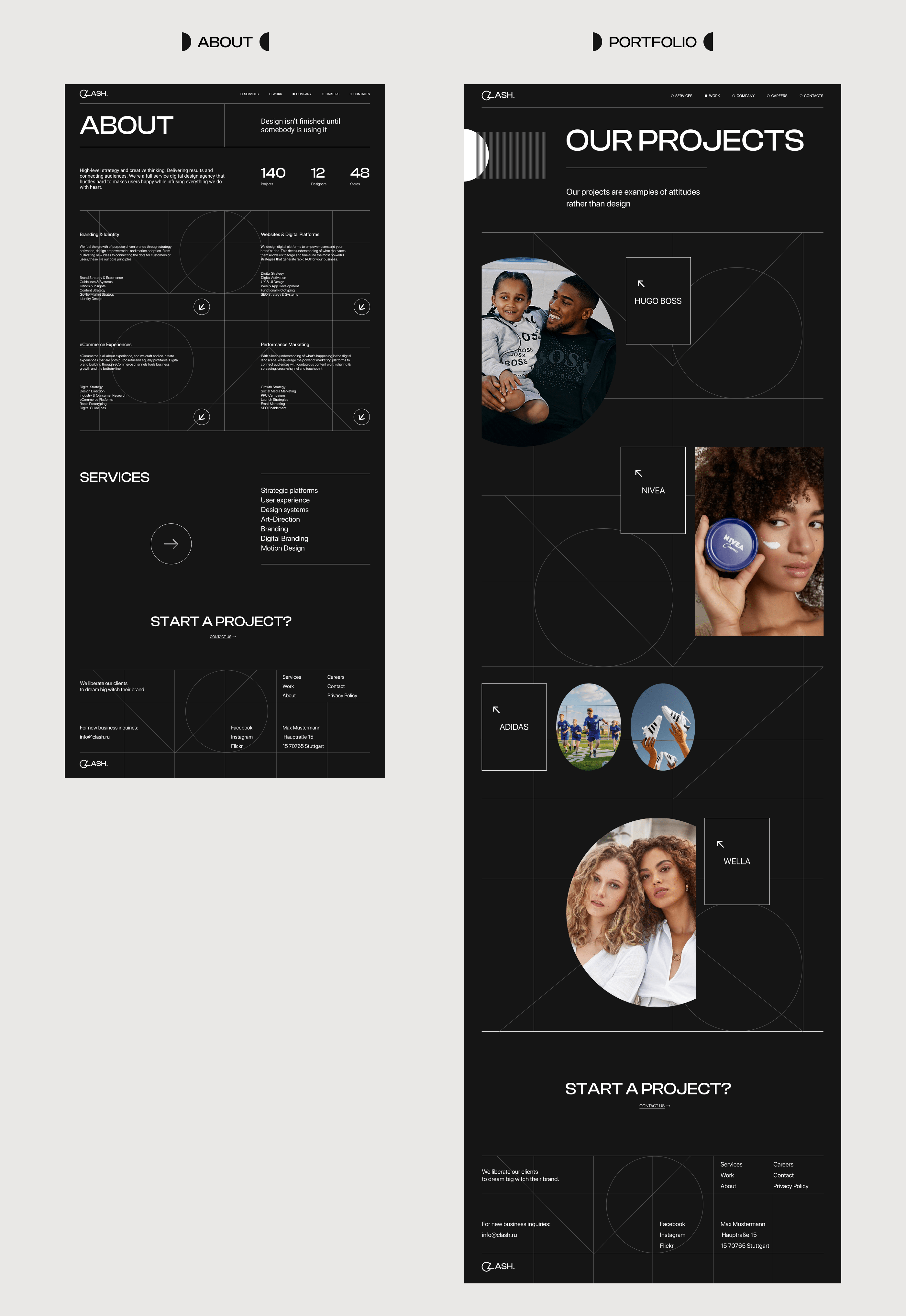Clash - Brand idintity — Изображение №16 — Интерфейсы, Брендинг на Dprofile