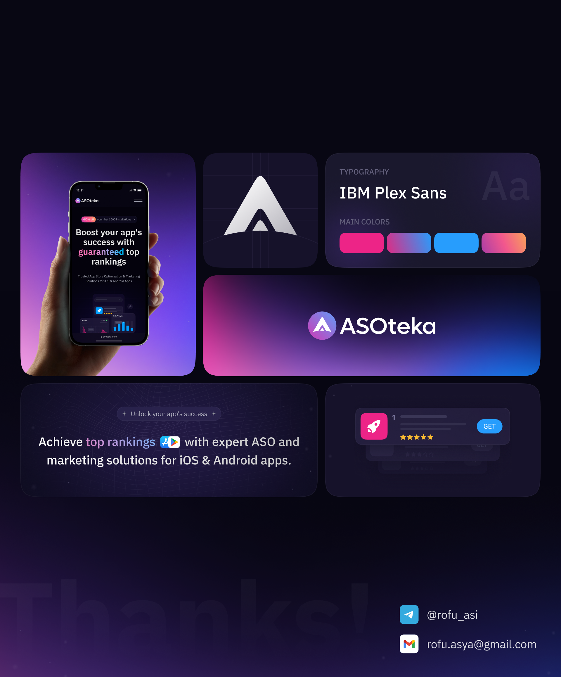 ASO & Marketing Solutions — Изображение №8 — Интерфейсы на Dprofile