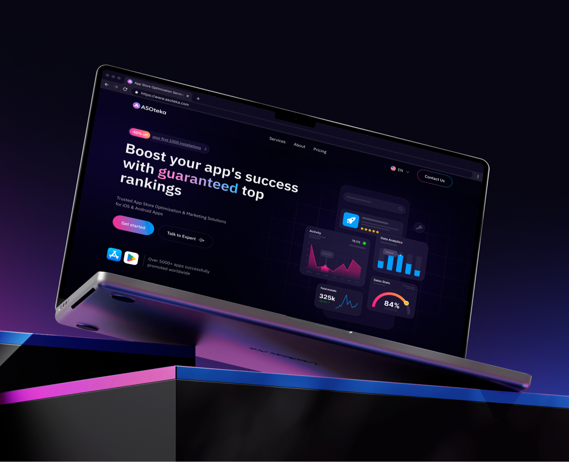 ASO & Marketing Solutions на Dprofile