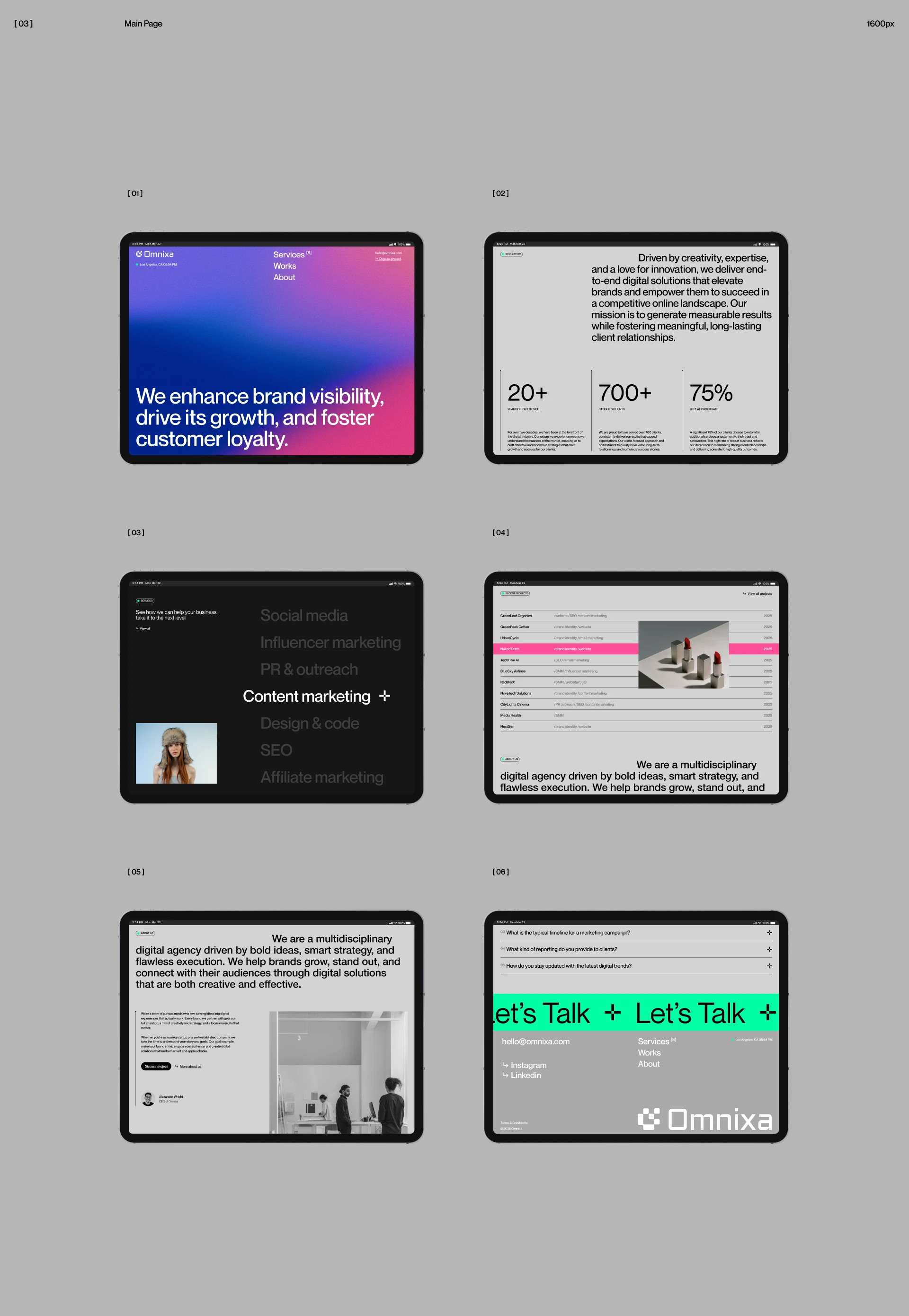 Digital Agency — Изображение №3 — Интерфейсы на Dprofile