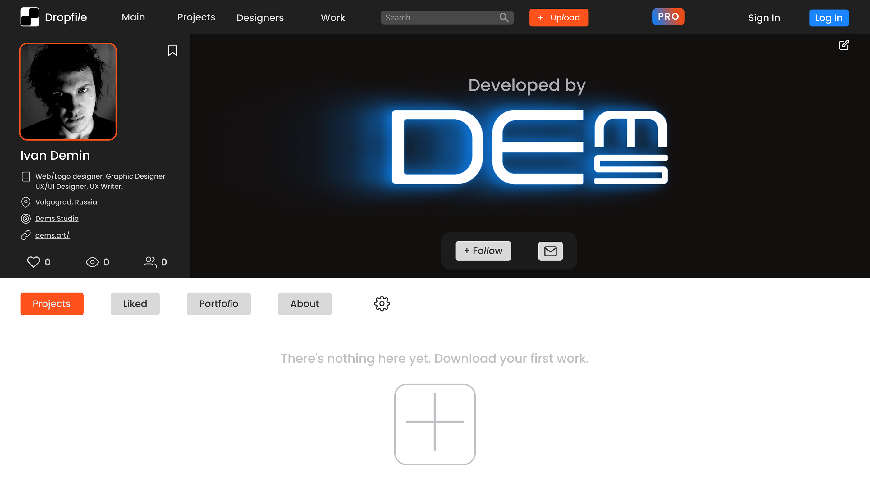 Dropfile — Изображение №3 — Интерфейсы, Брендинг на Dprofile
