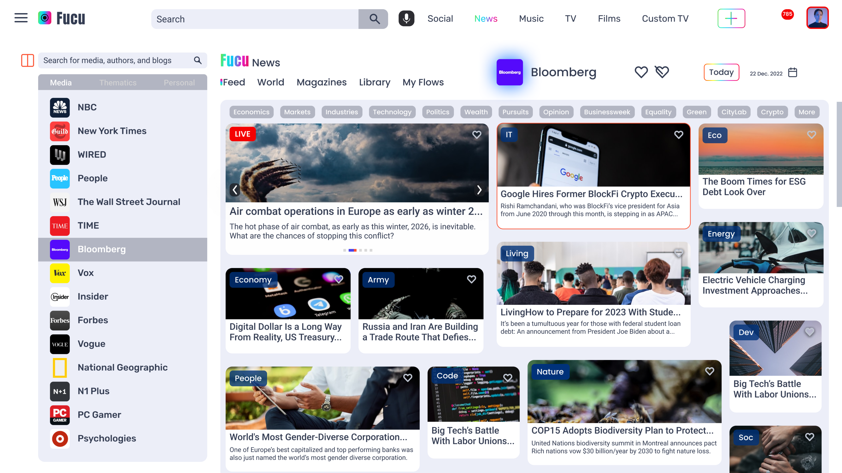 Fucu (UX/UI Design Video app) — Изображение №13 — Интерфейсы, Иллюстрация на Dprofile
