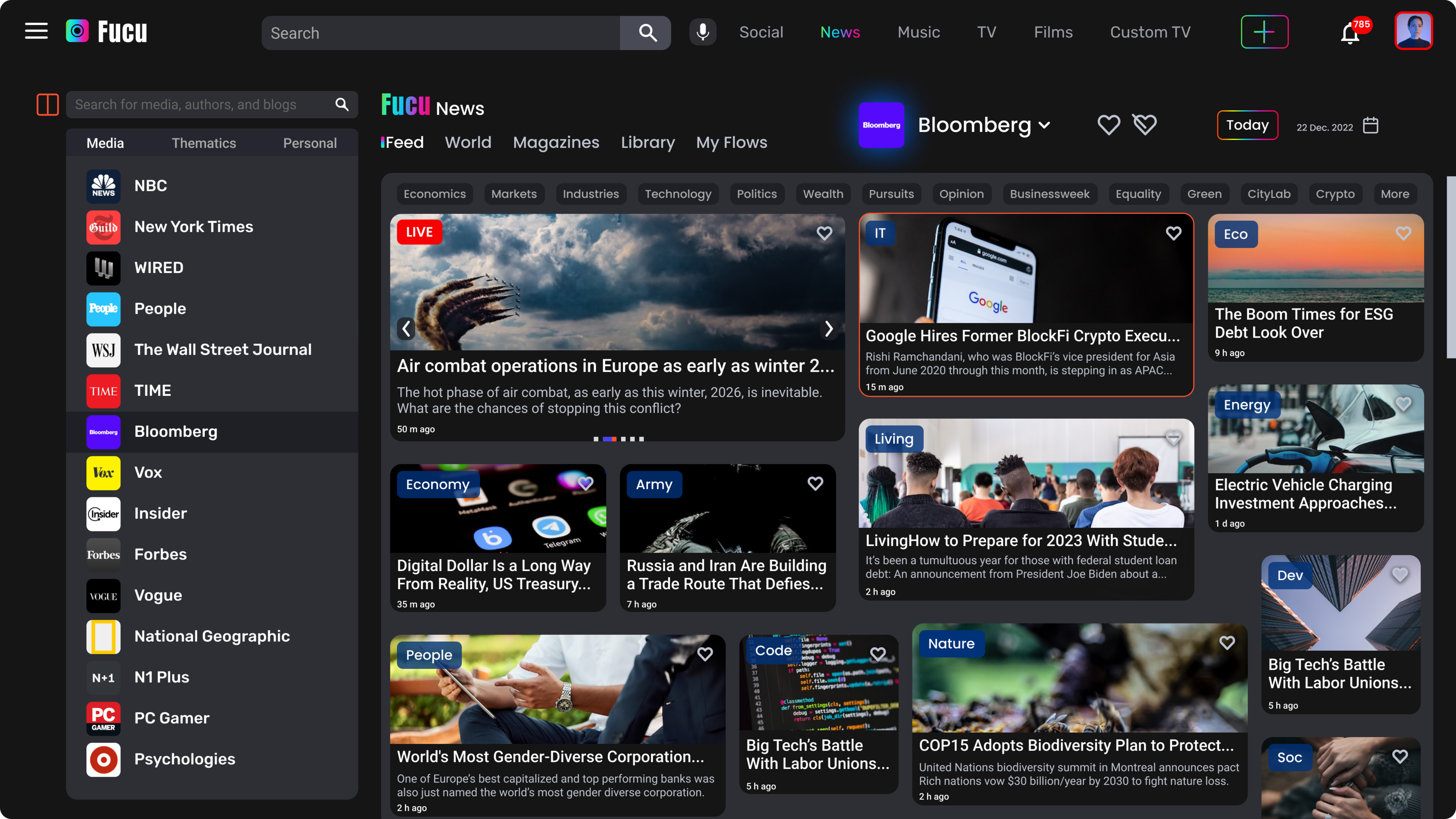 Fucu (UX/UI Design Video app) — Изображение №12 — Интерфейсы, Иллюстрация на Dprofile