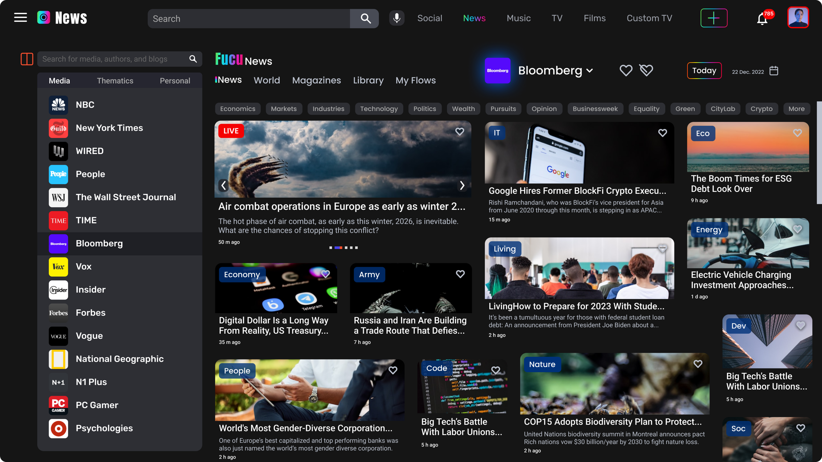 Fucu (UX/UI Design Video app) — Изображение №11 — Интерфейсы, Иллюстрация на Dprofile