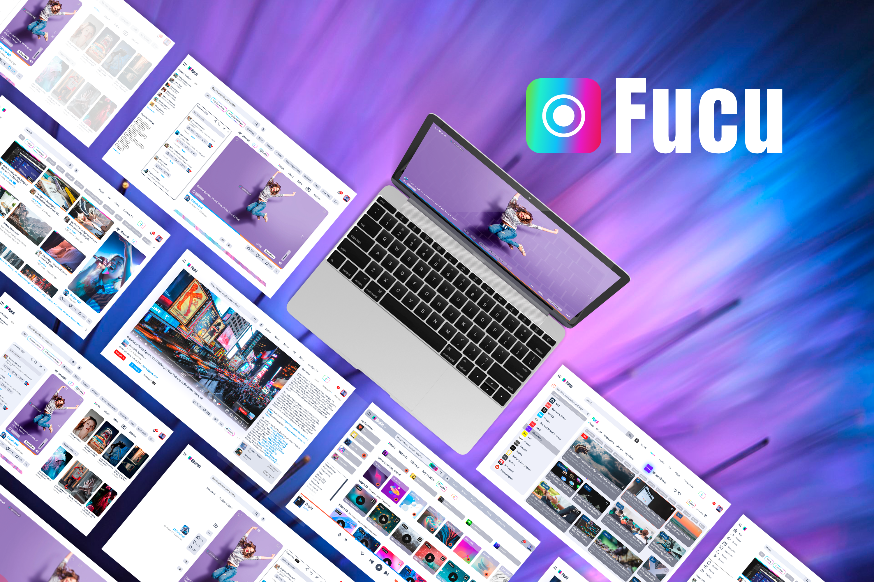 Fucu (UX/UI Design Video app) — Изображение №1 — Интерфейсы, Иллюстрация на Dprofile