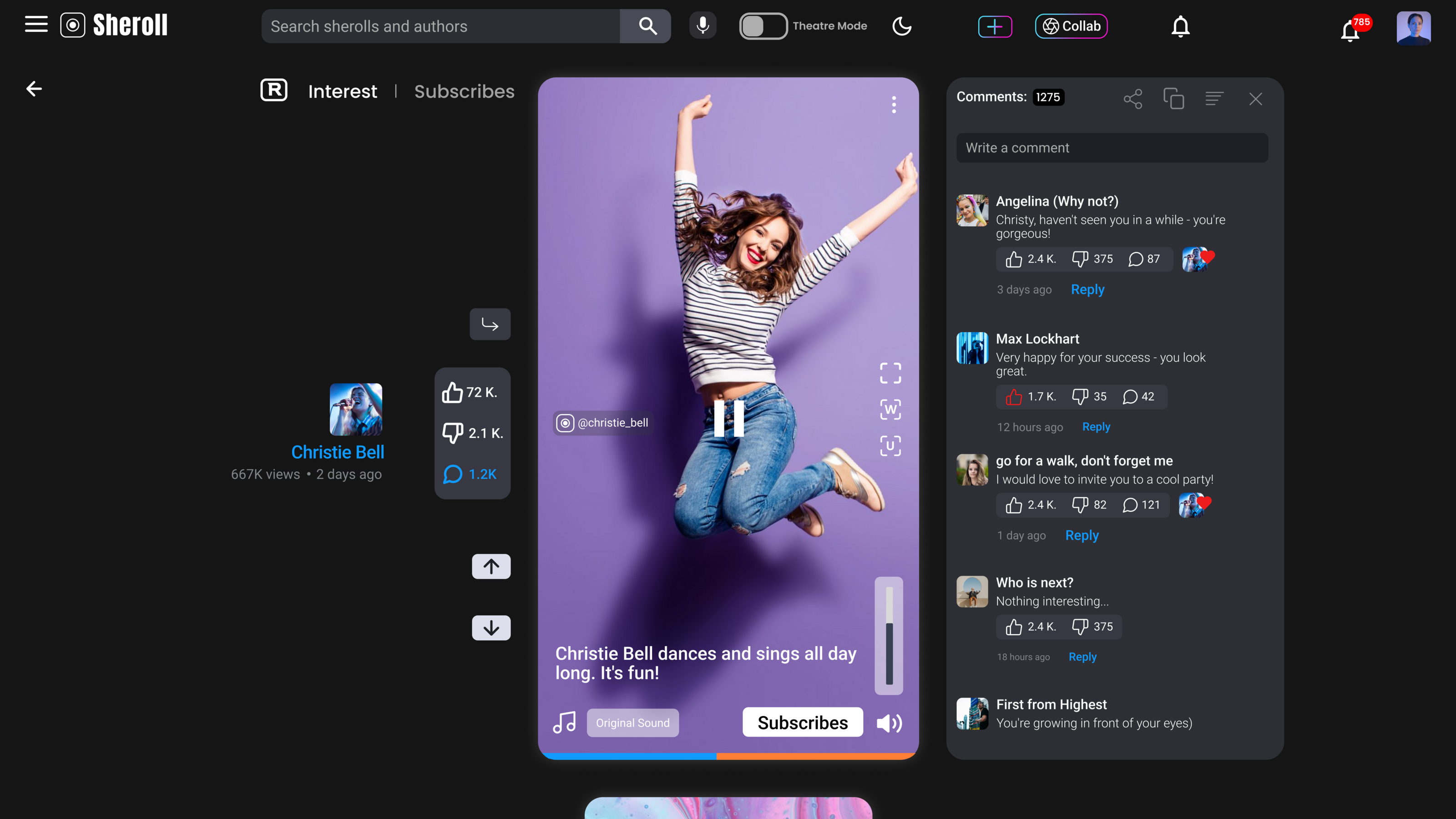 Fucu (UX/UI Design Video app) — Изображение №16 — Интерфейсы, Иллюстрация на Dprofile