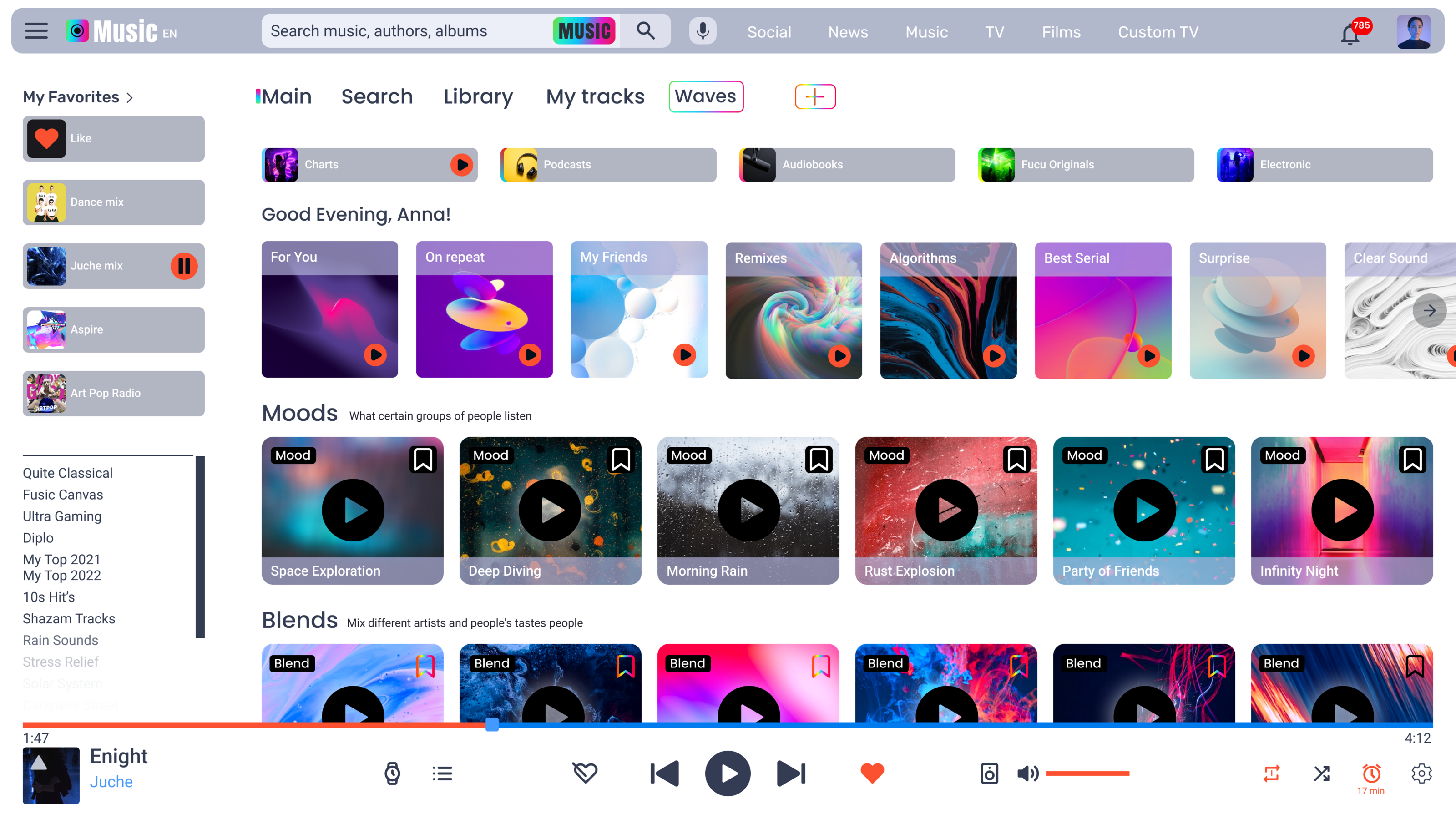 Fucu (UX/UI Design Video app) — Изображение №8 — Интерфейсы, Иллюстрация на Dprofile