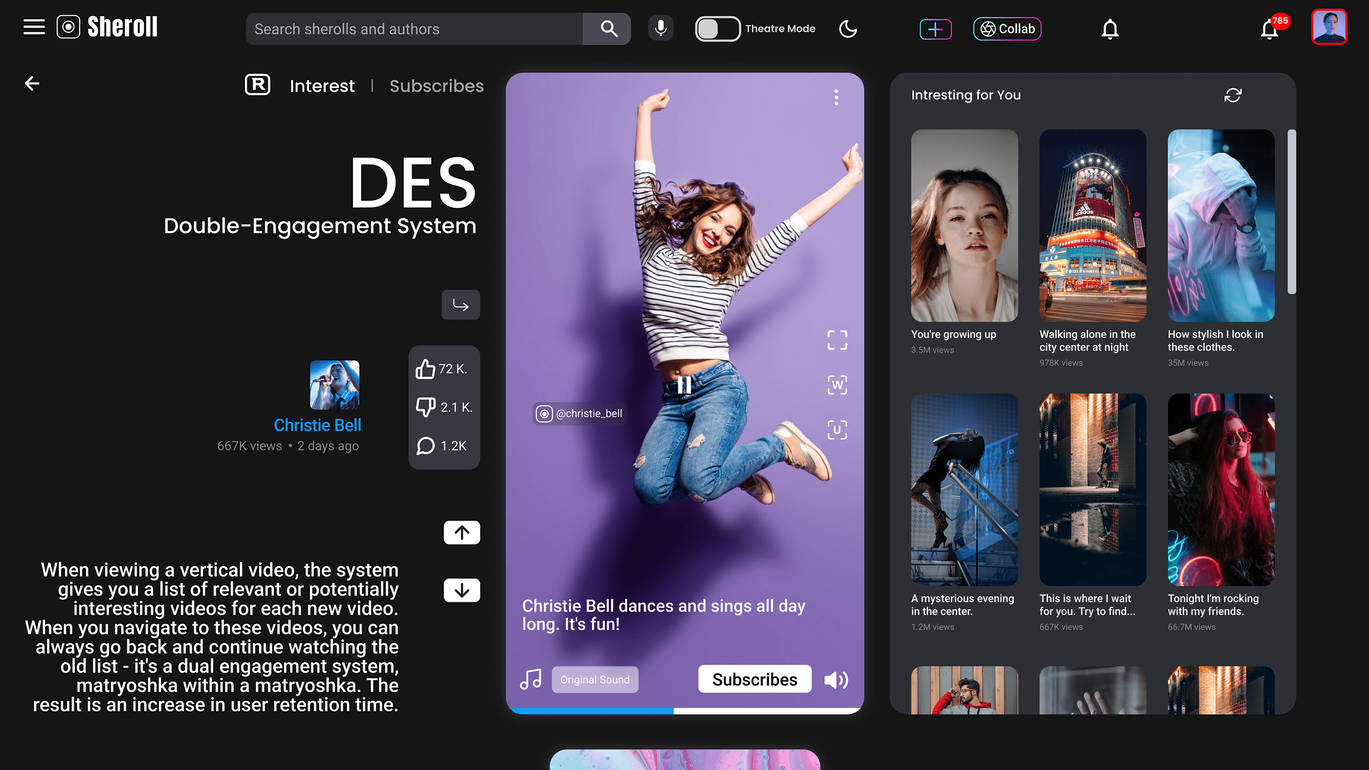 Sheroll (UX Case Web app ) — Изображение №11 — Интерфейсы, Маркетинг на Dprofile