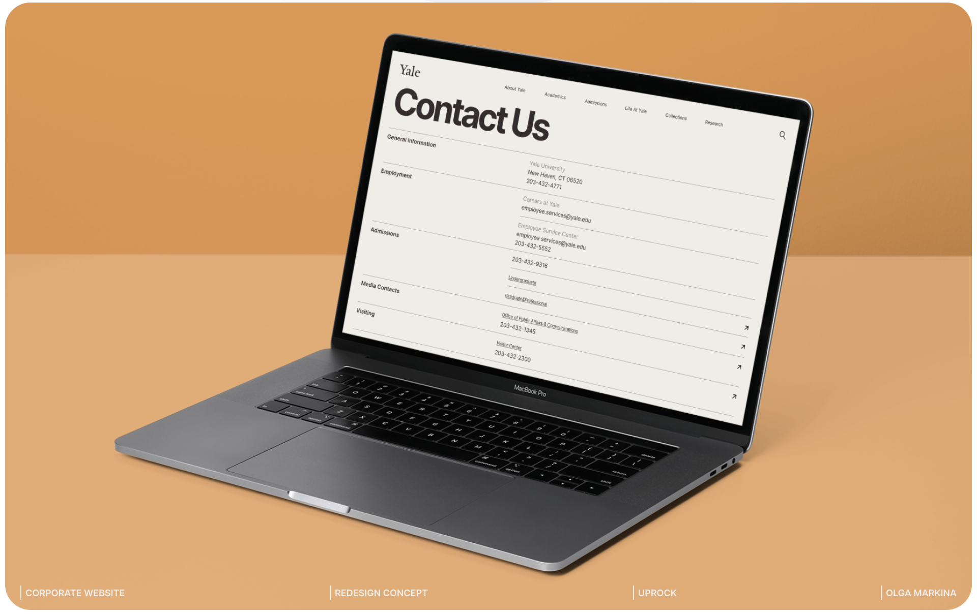 Университет YALE - Редизайн сайта — Изображение №14 — Интерфейсы на Dprofile