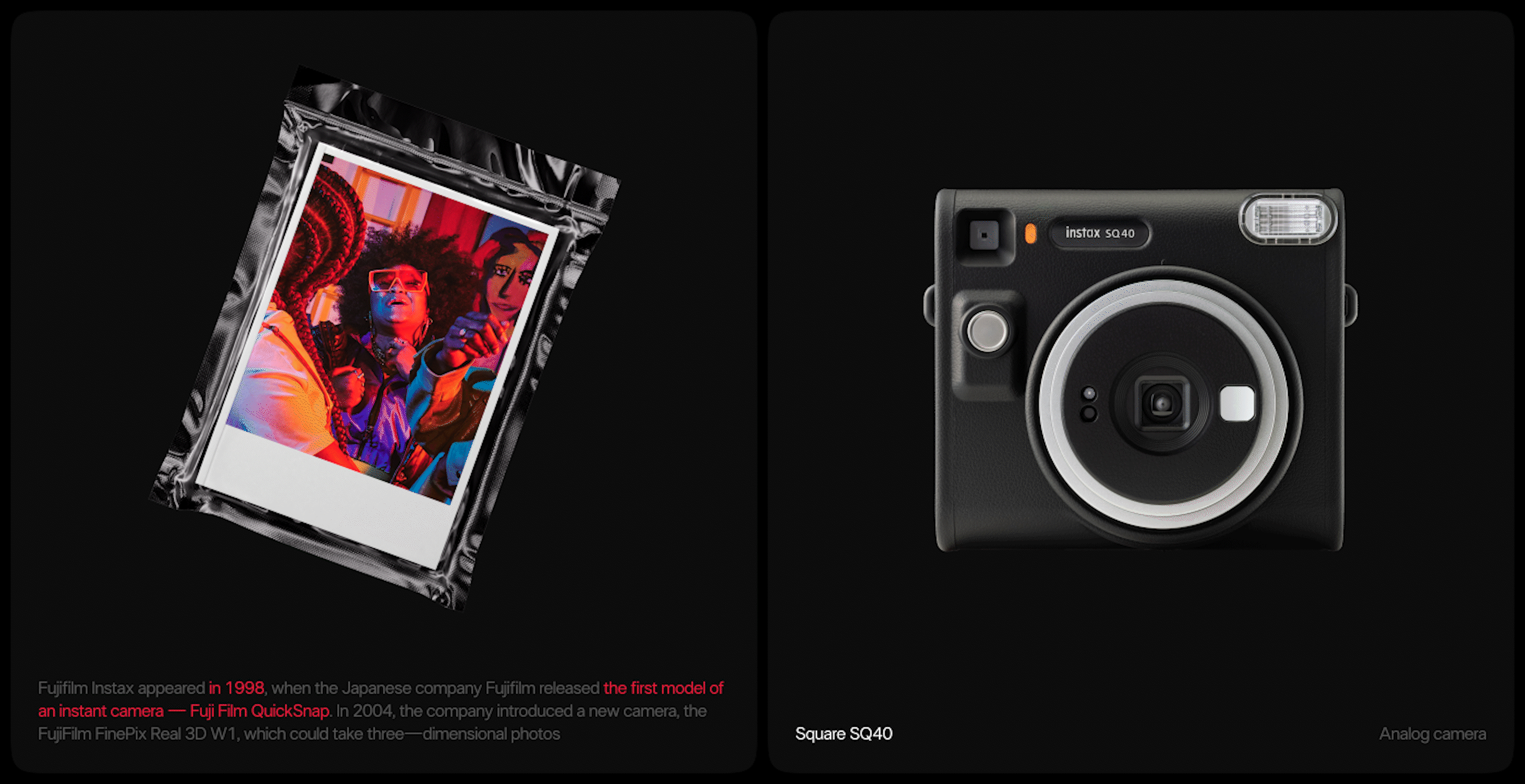 Instax | FUJIFILM — Изображение №2 — Интерфейсы, Брендинг на Dprofile
