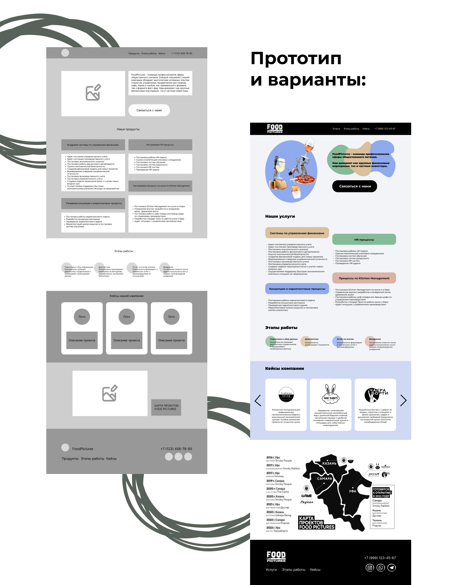 Лендинг компании FoodPictures — Изображение №3 — Интерфейсы на Dprofile