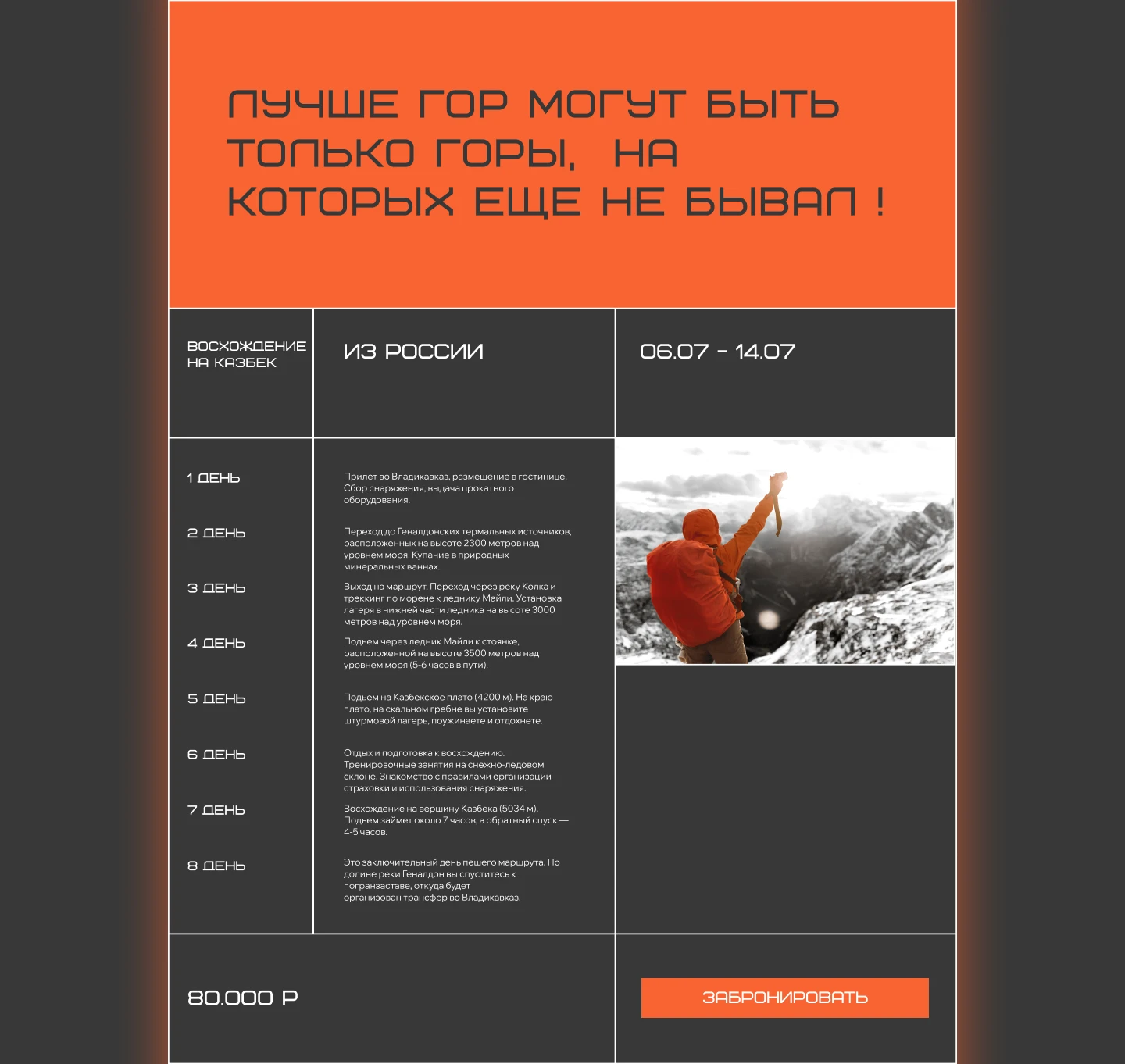 WEB-айдентика для клуба альпинистов — Изображение №7 — Интерфейсы, Графика на Dprofile