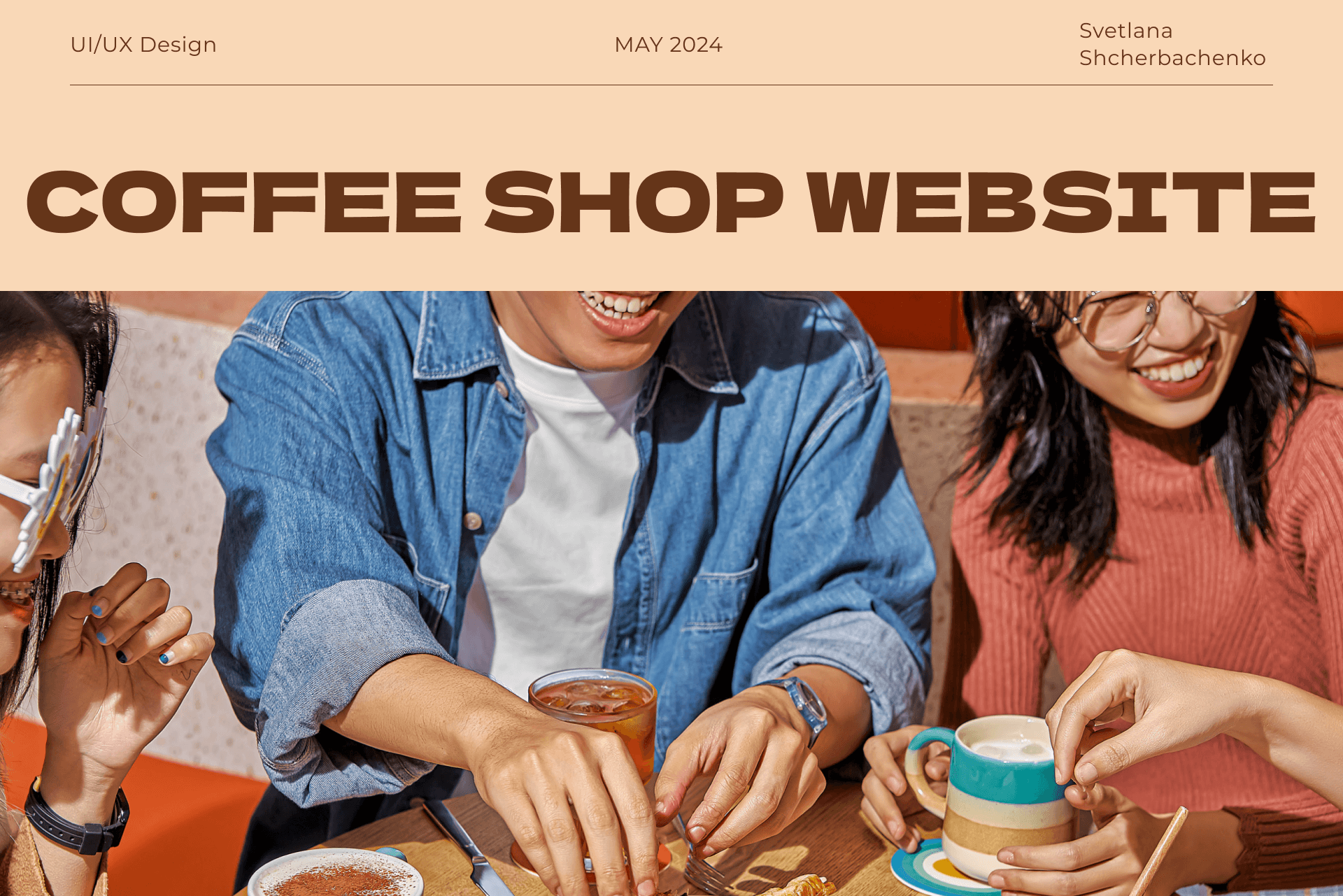 Coffee shop website / UX/UI-design / Web-design — Изображение №1 — Интерфейсы, Анимация на Dprofile