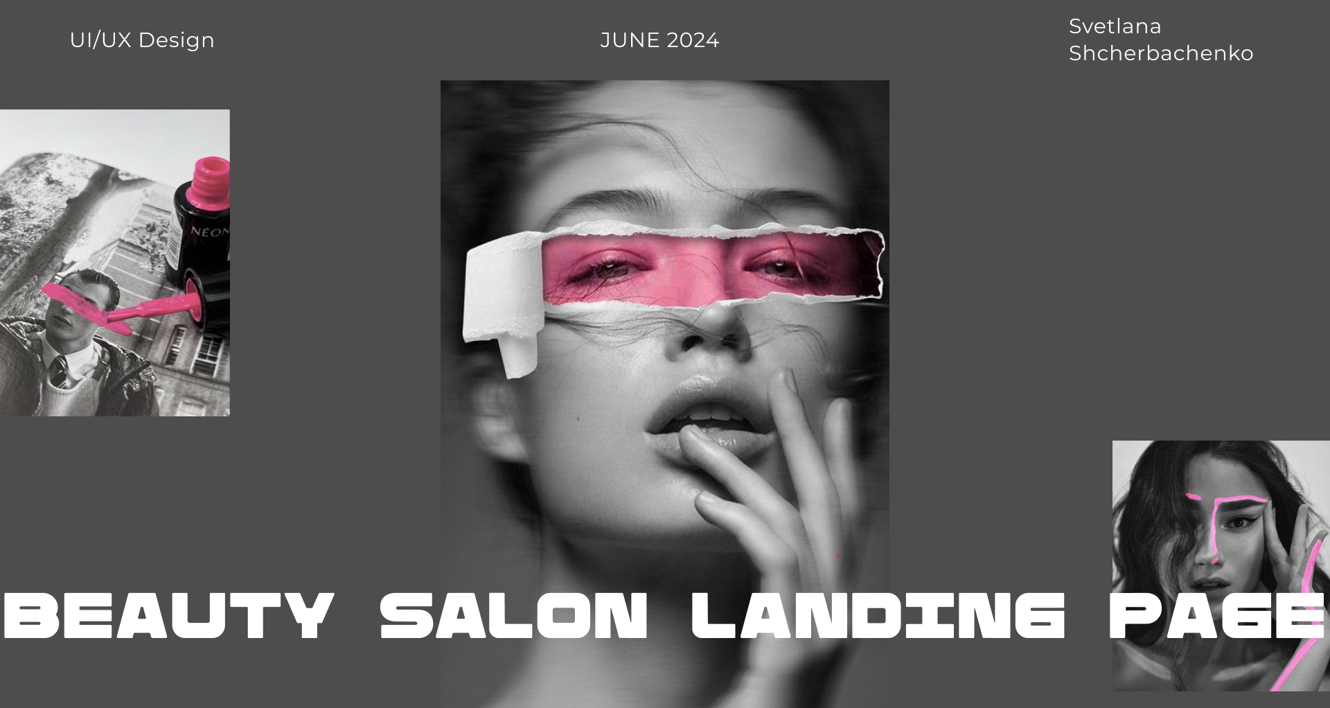 Landing page | UX/UI-design | Beauty salon — Изображение №1 — Интерфейсы, Иллюстрация на Dprofile