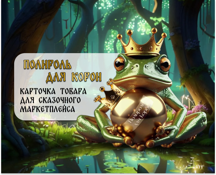 Карточка товара для сказочного маркетплейса — Графика, Маркетинг на Dprofile