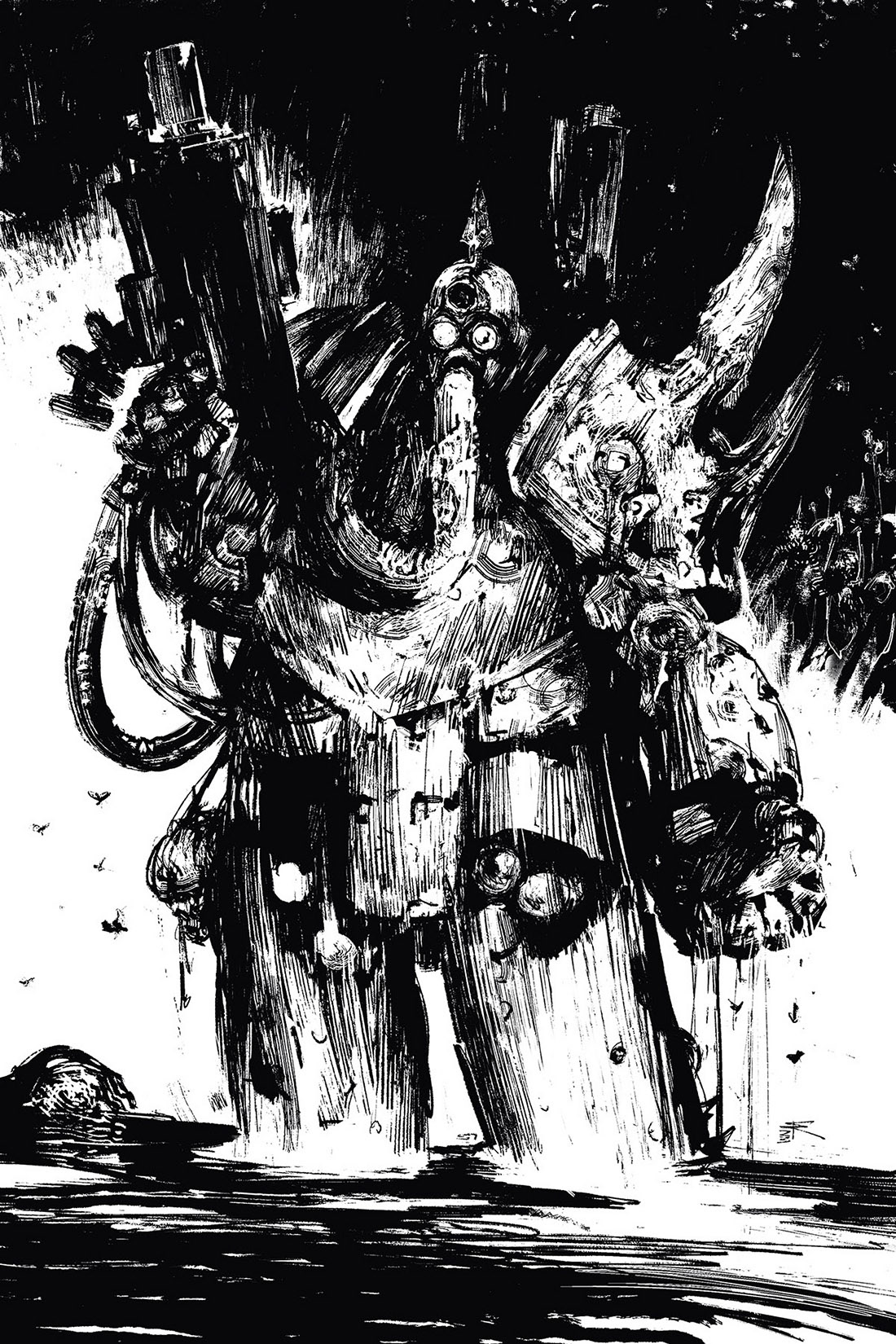 Warhammer ink illustrations — Изображение №1 — Иллюстрация, Графика на Dprofile