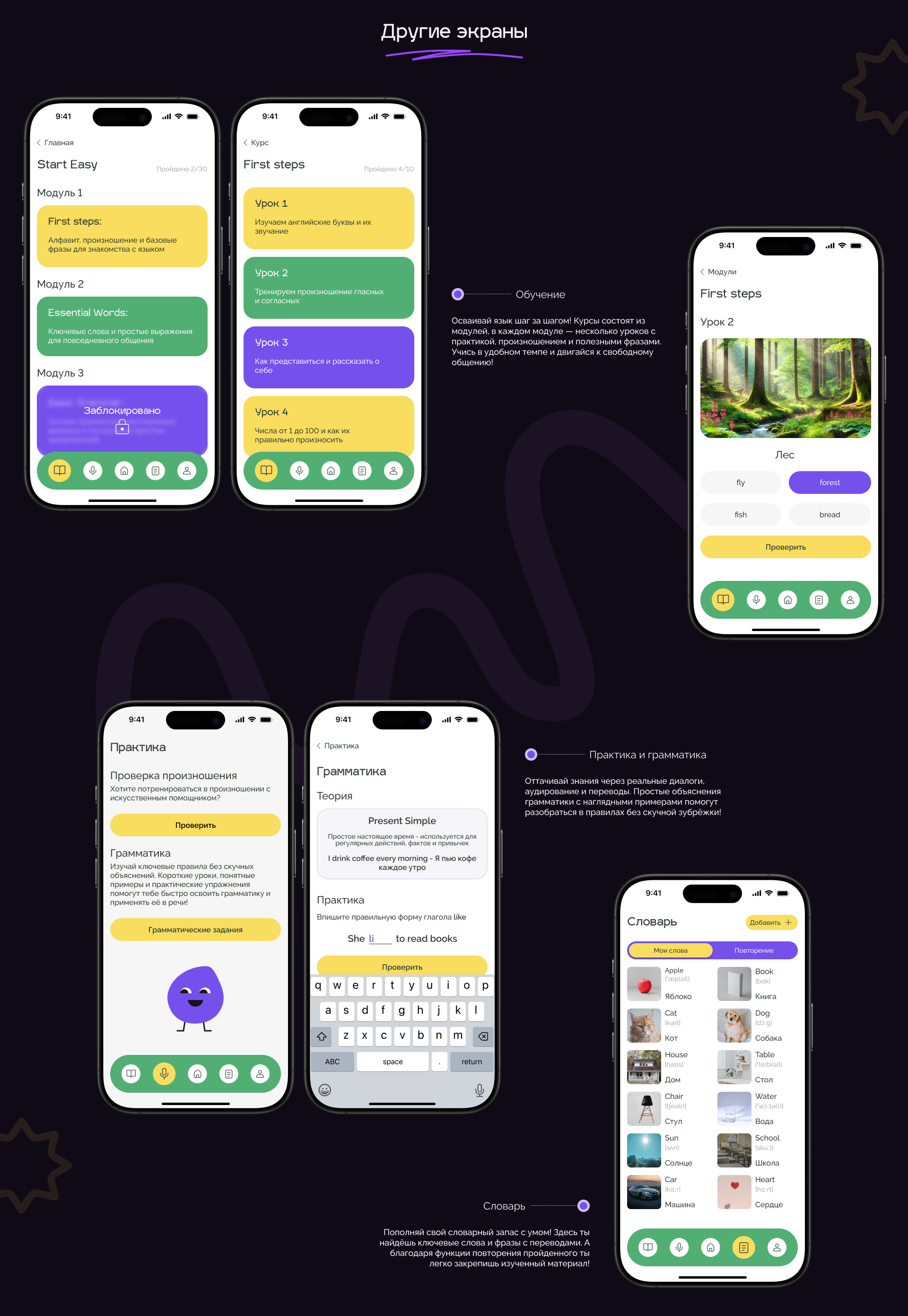 Lingvi | Mobile App — Изображение №14 — Интерфейсы на Dprofile