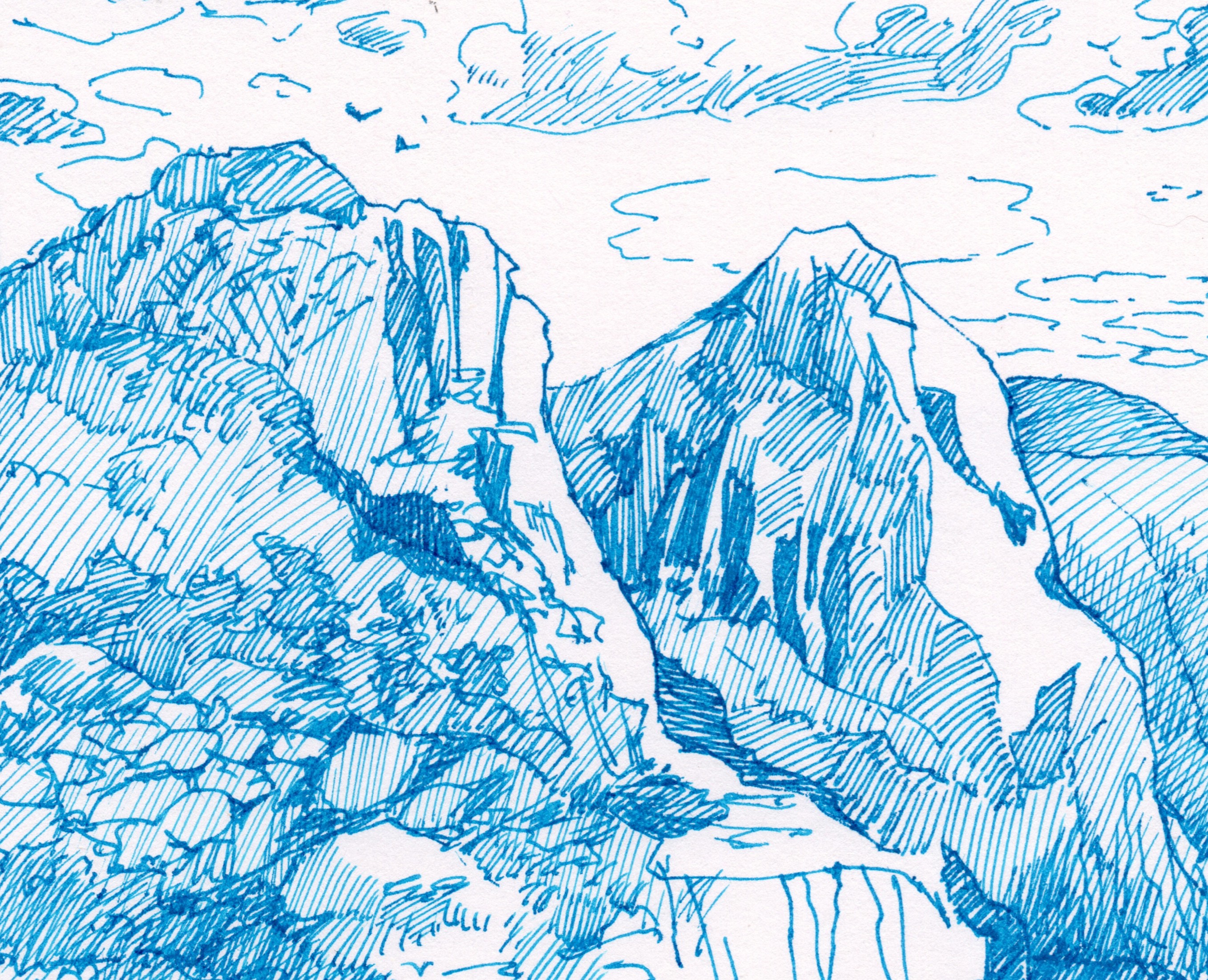 Скетчи чернилами и карандашом — Иллюстрация, Графика на Dprofile