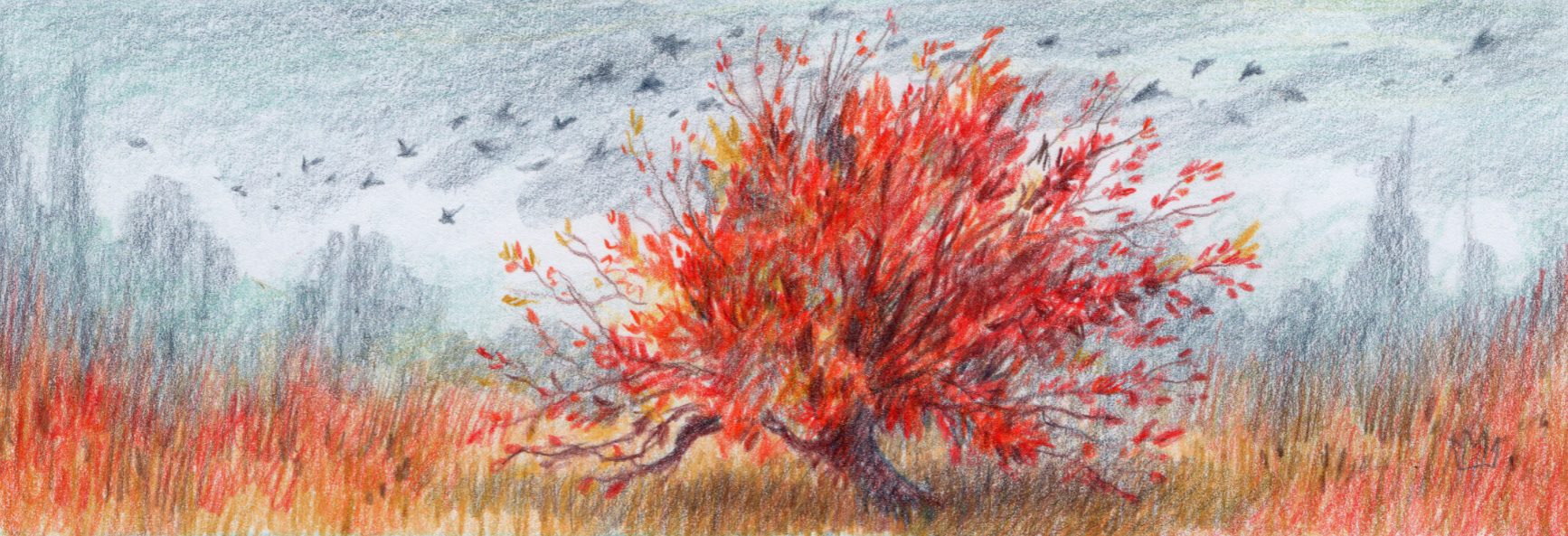 Цветные карандаши-Графика на бумаге — Изображение №18 — Иллюстрация на Dprofile