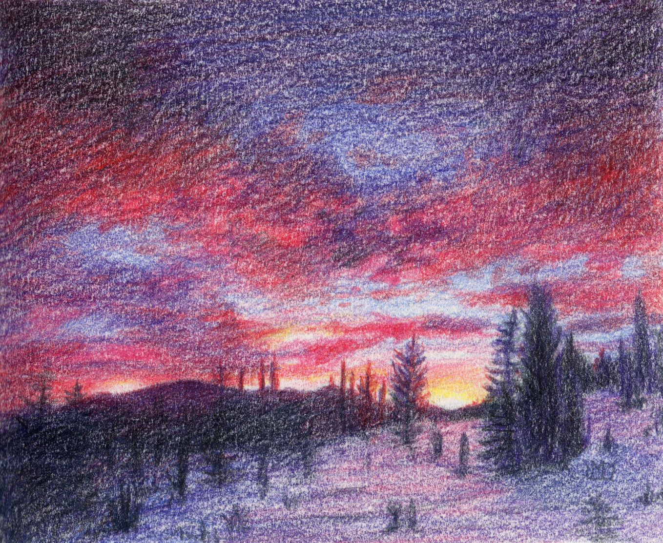 Цветные карандаши-Графика на бумаге — Изображение №10 — Иллюстрация на Dprofile