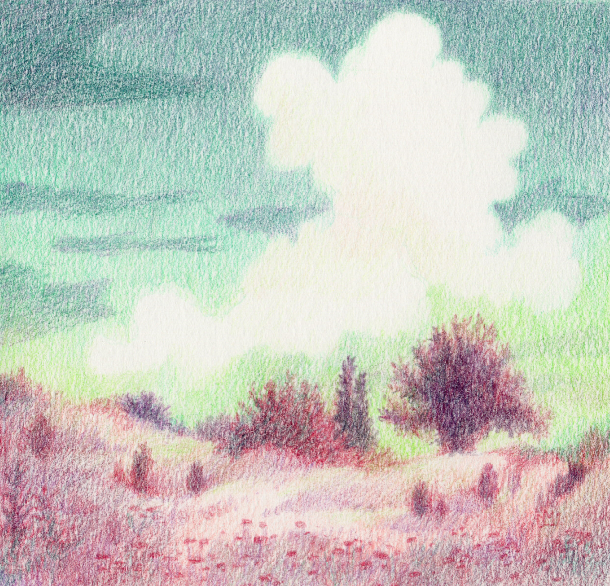 Цветные карандаши-Графика на бумаге — Изображение №15 — Иллюстрация на Dprofile