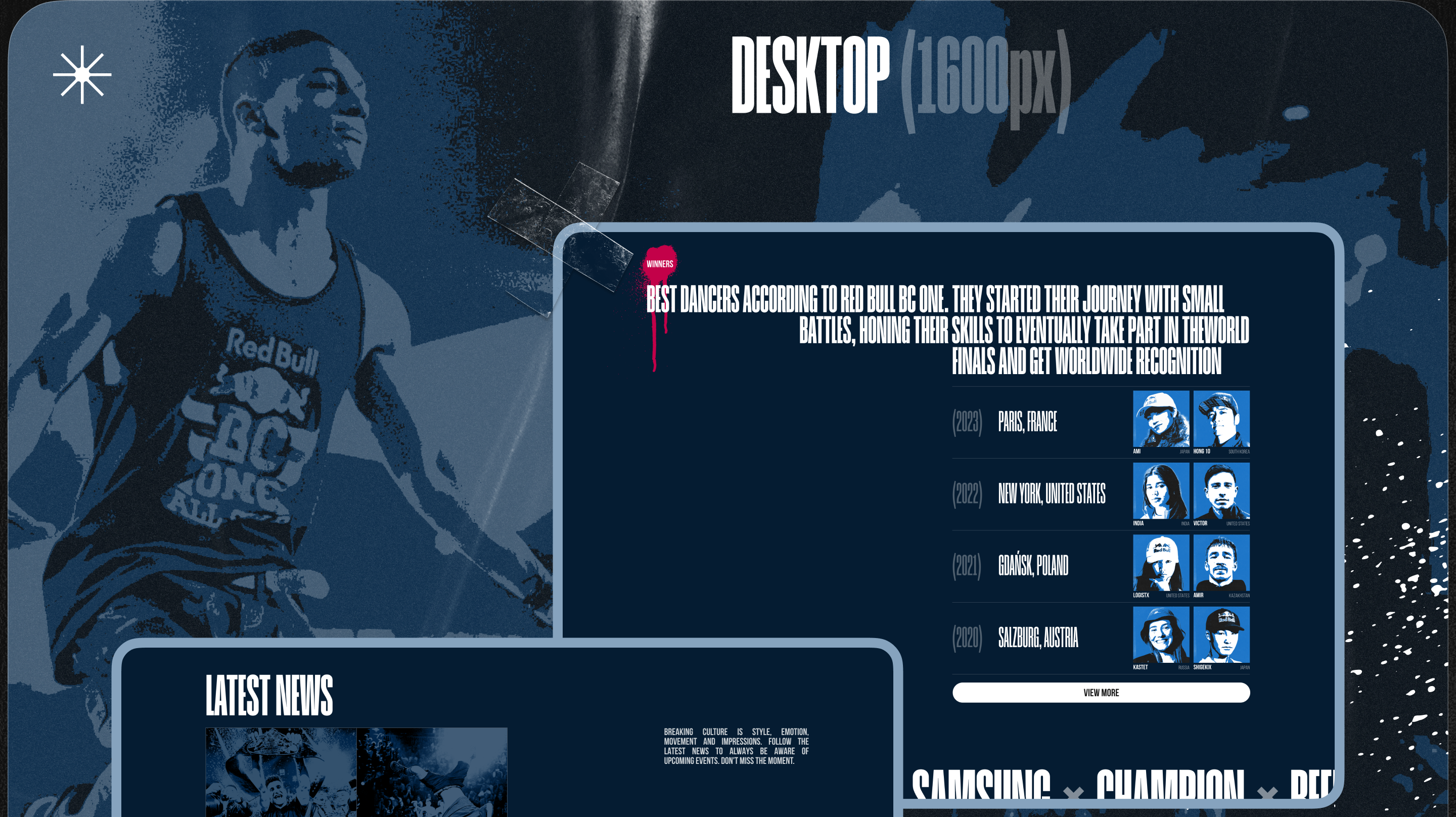 Red Bull BC One | Website Redesign — Изображение №14 — Интерфейсы, Брендинг на Dprofile