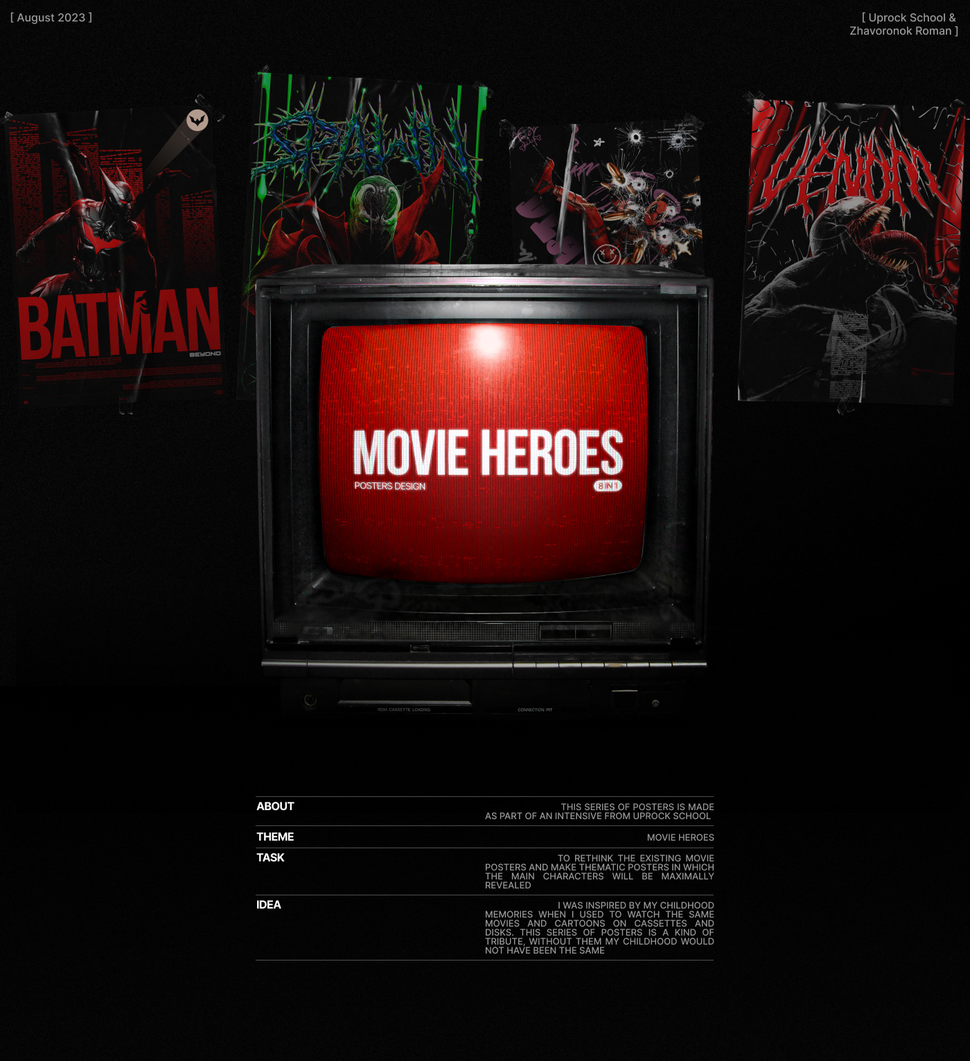 Poster Collection | Movie Heroes — Изображение №1 — Графика на Dprofile