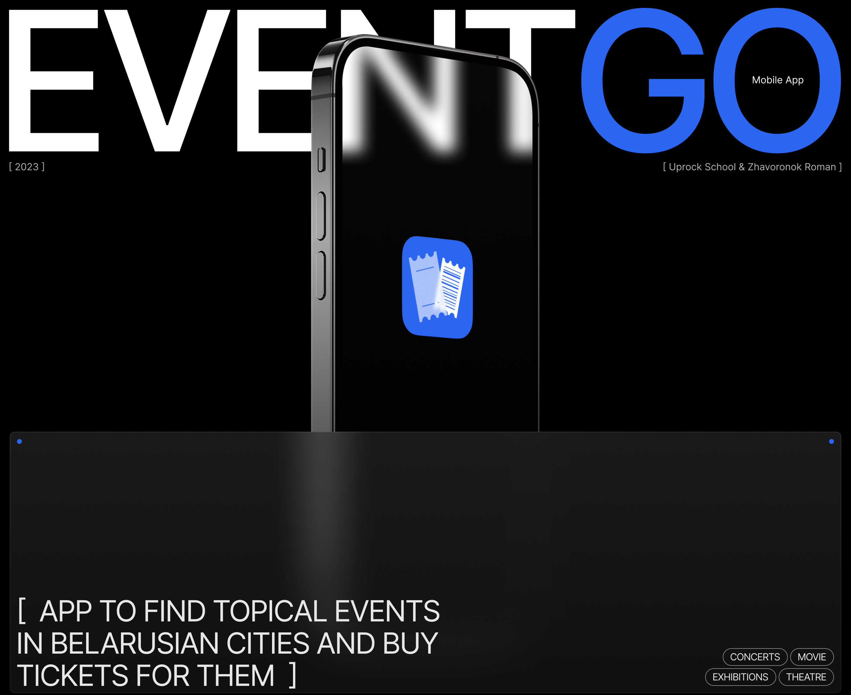 EventGo | Online Afisha App — Изображение №1 — Интерфейсы на Dprofile
