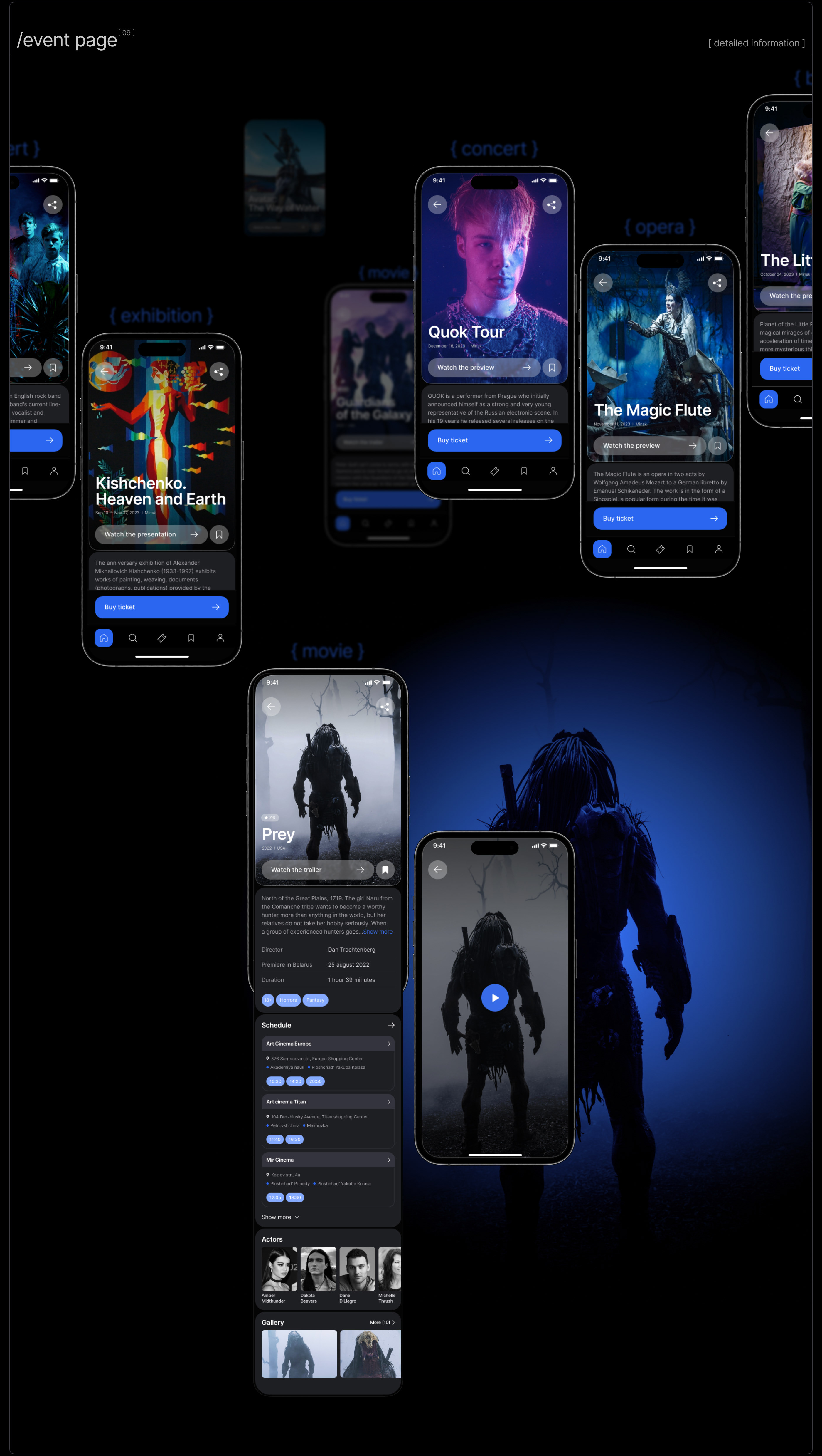 EventGo | Online Afisha App — Изображение №11 — Интерфейсы на Dprofile