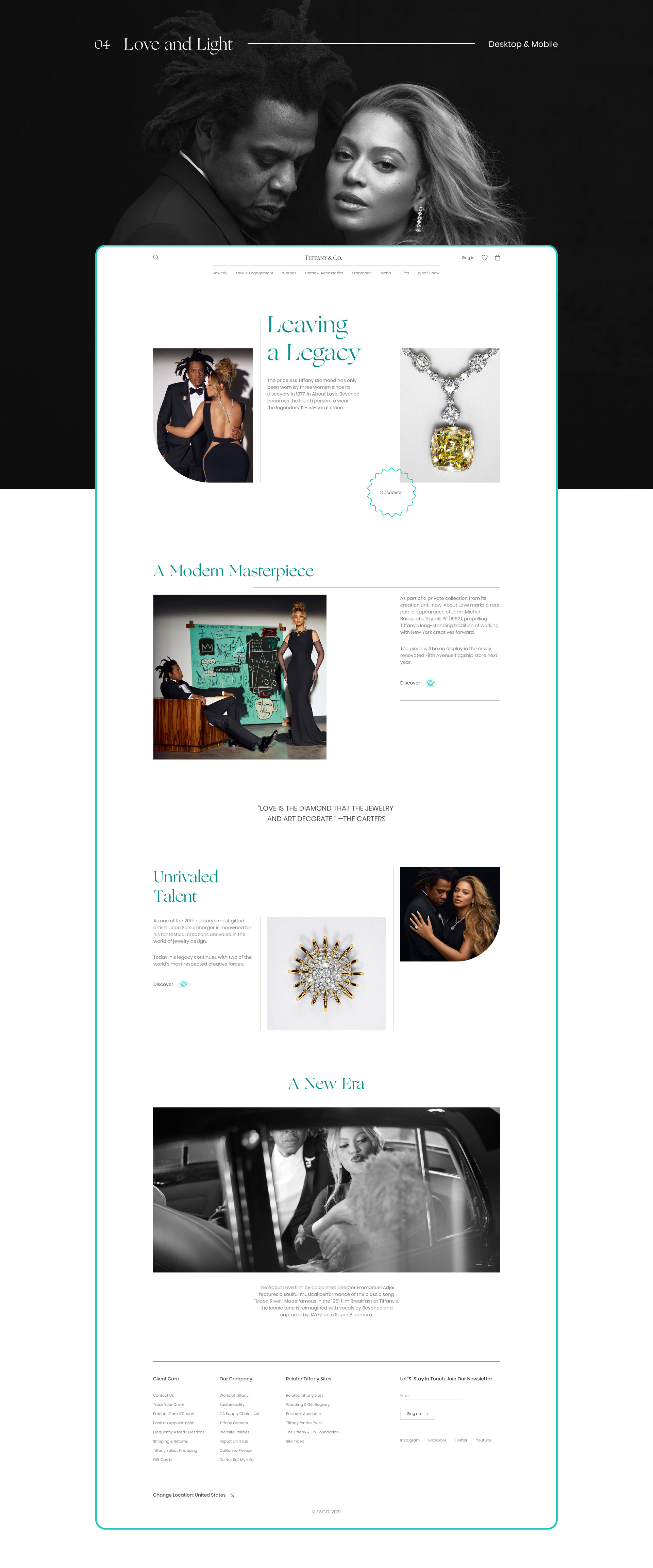 Tiffany&Co — Redesign Website — Изображение №6 — Интерфейсы на Dprofile