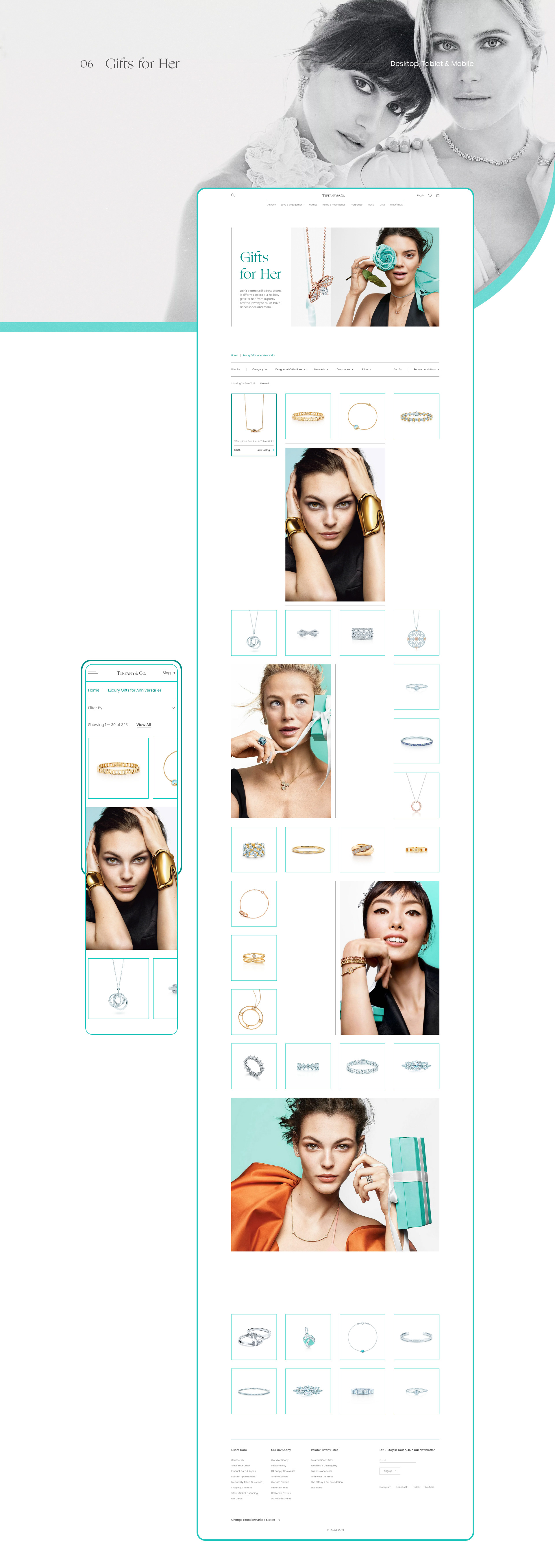Tiffany&Co — Redesign Website — Изображение №10 — Интерфейсы на Dprofile