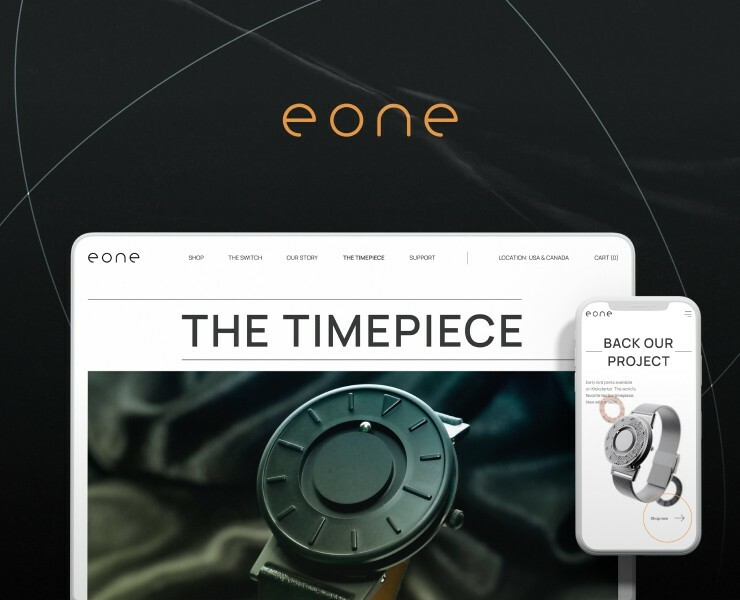 Eone — Redesign Website — Интерфейсы на Dprofile