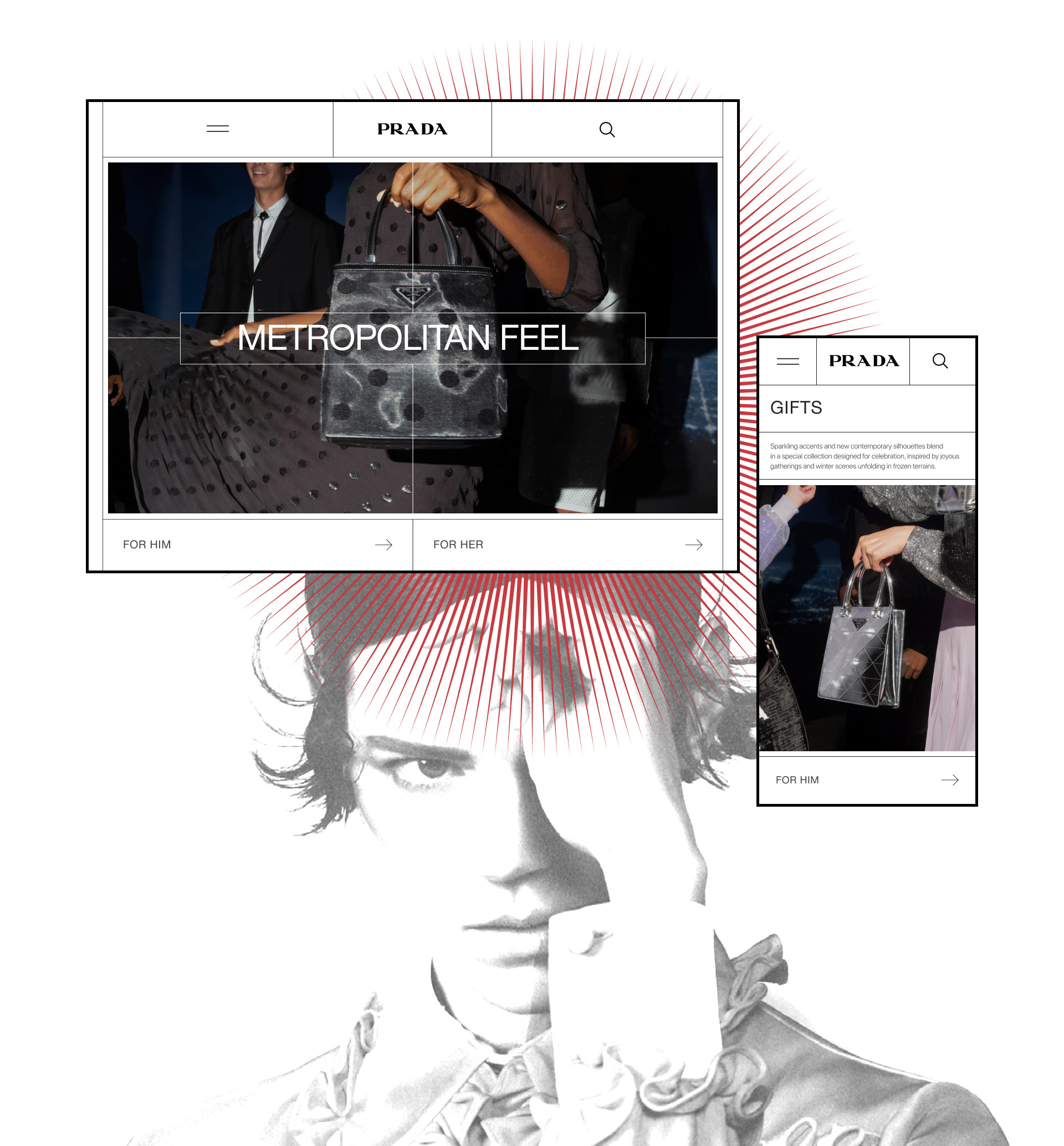 Prada — redesign website — Изображение №6 — Интерфейсы на Dprofile